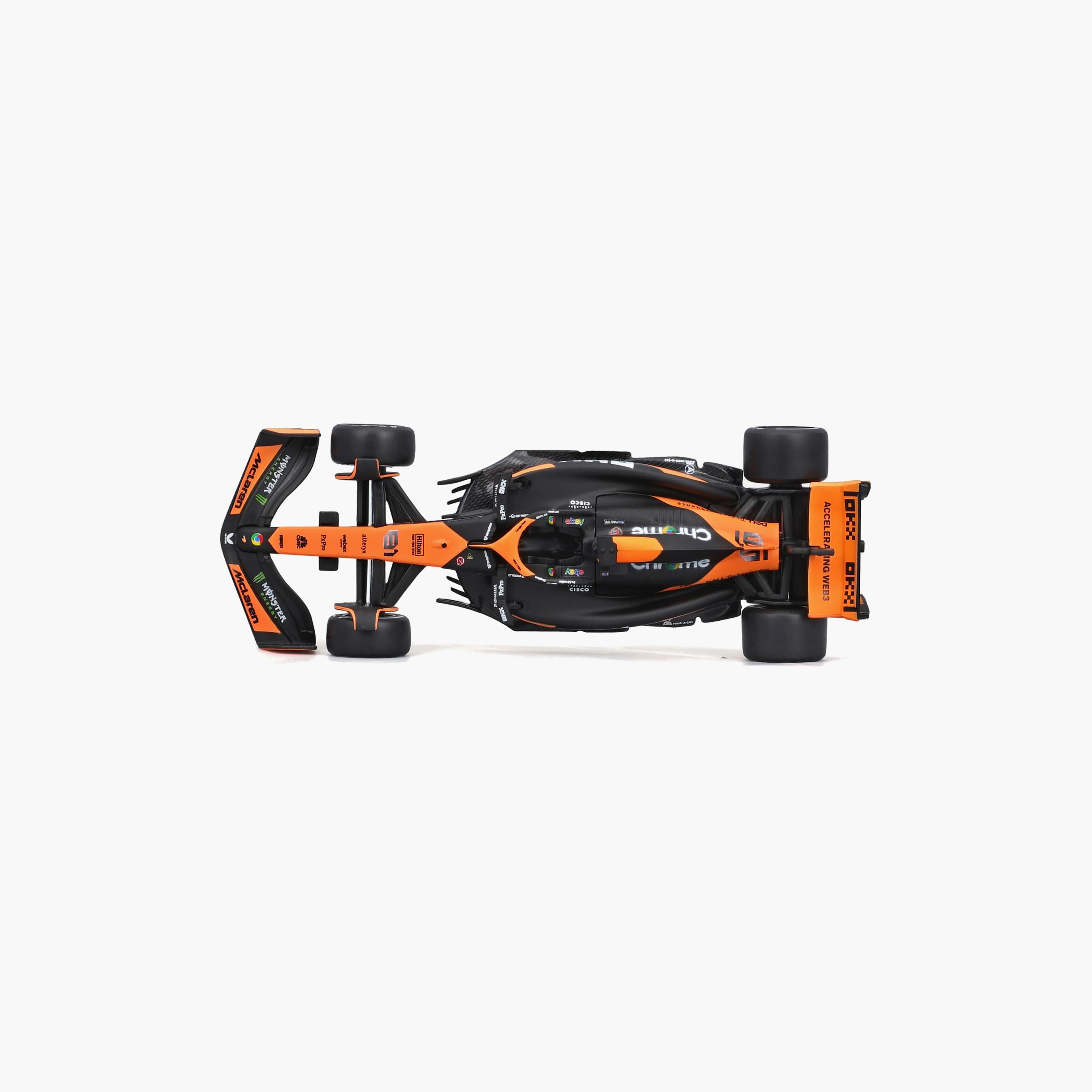 BBURAGO 1:43 MCL38 Miami GP 2024 Racing Toy Car-toys-carsandvehicles-image-4