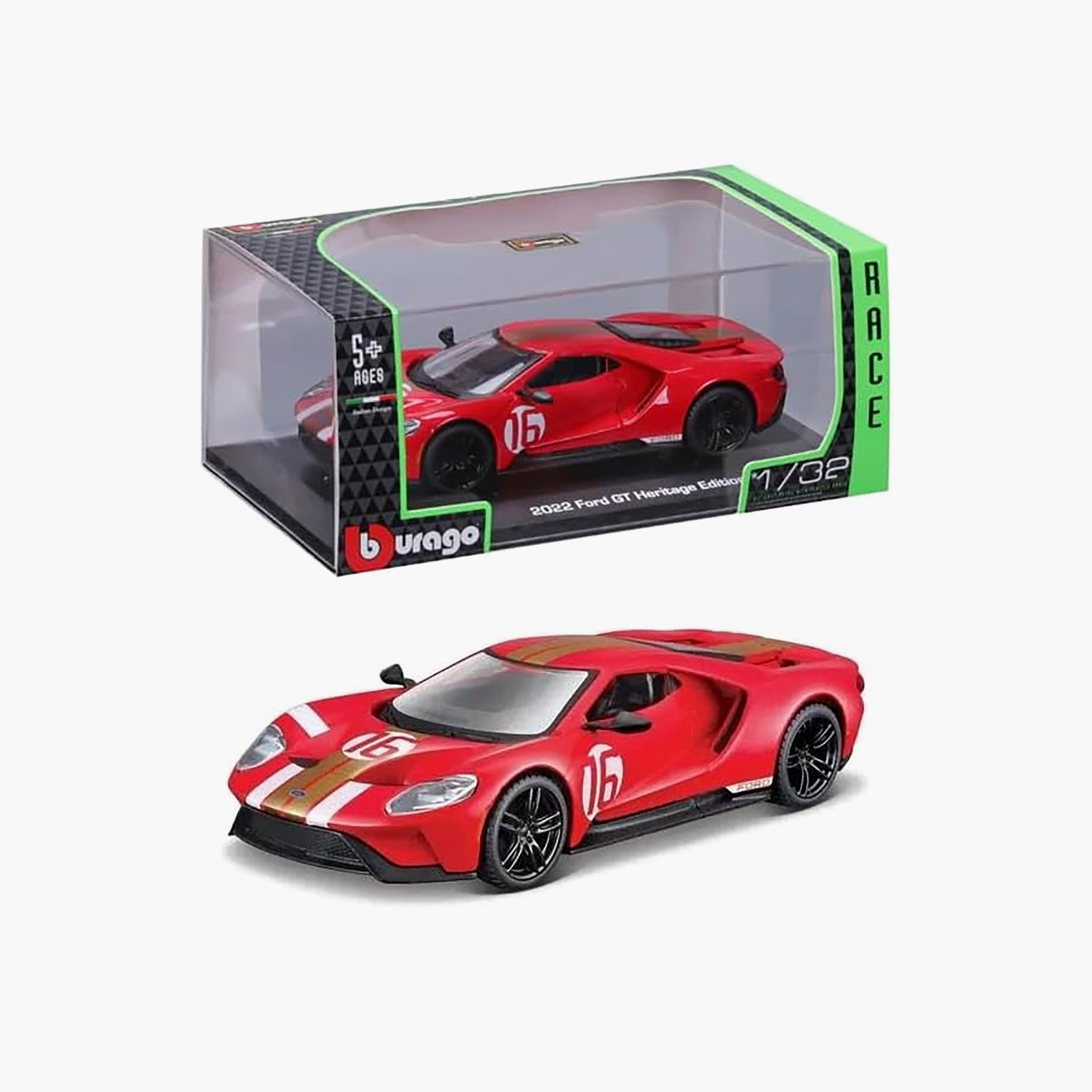 BBURAGO 1:32 Ford GT Heritage Edition Die-Cast Toy Car-toys-carsandvehicles-image-1