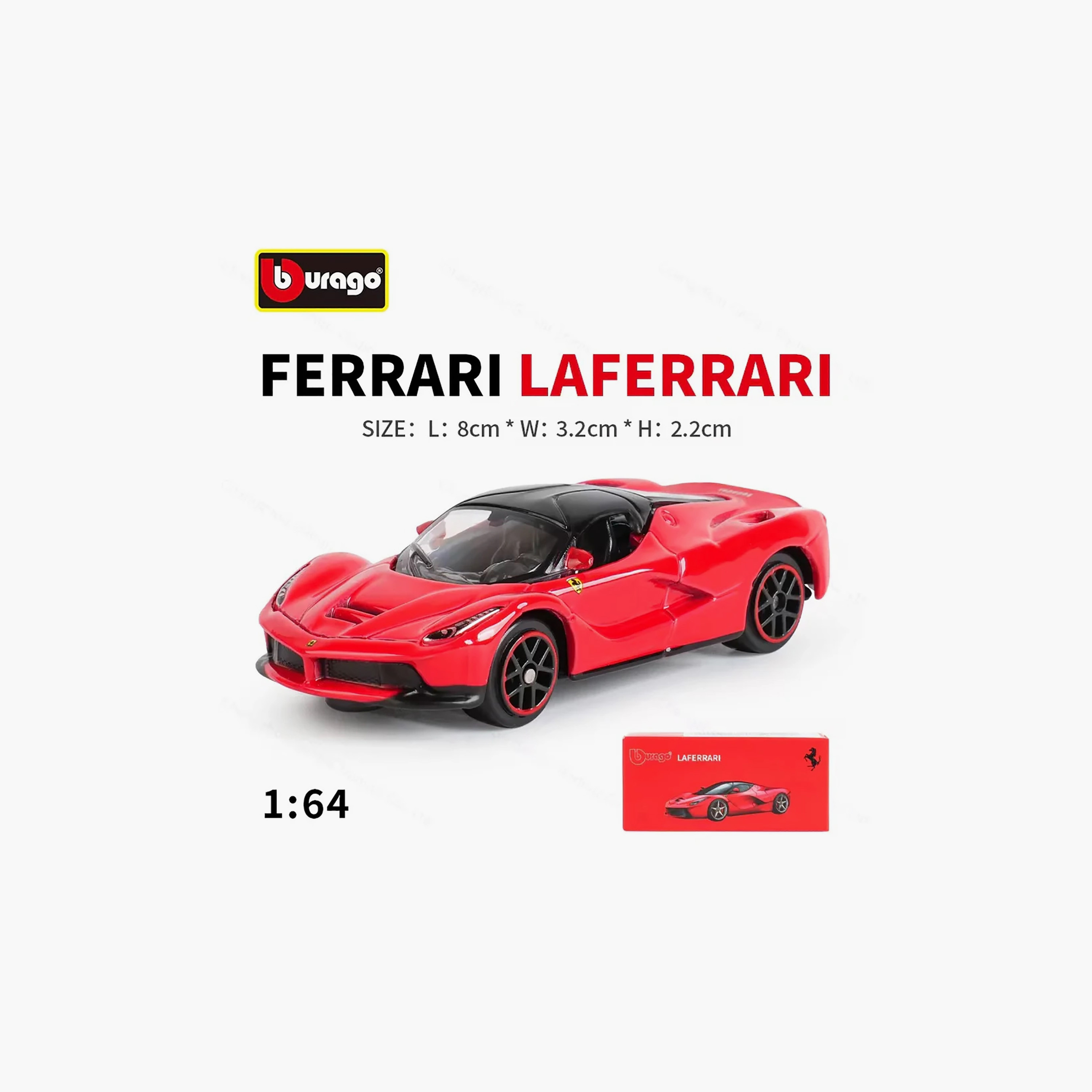 BBURAGO 1:64 Ferrari Die-Cast Toy Car-toys-carsandvehicles-image-2