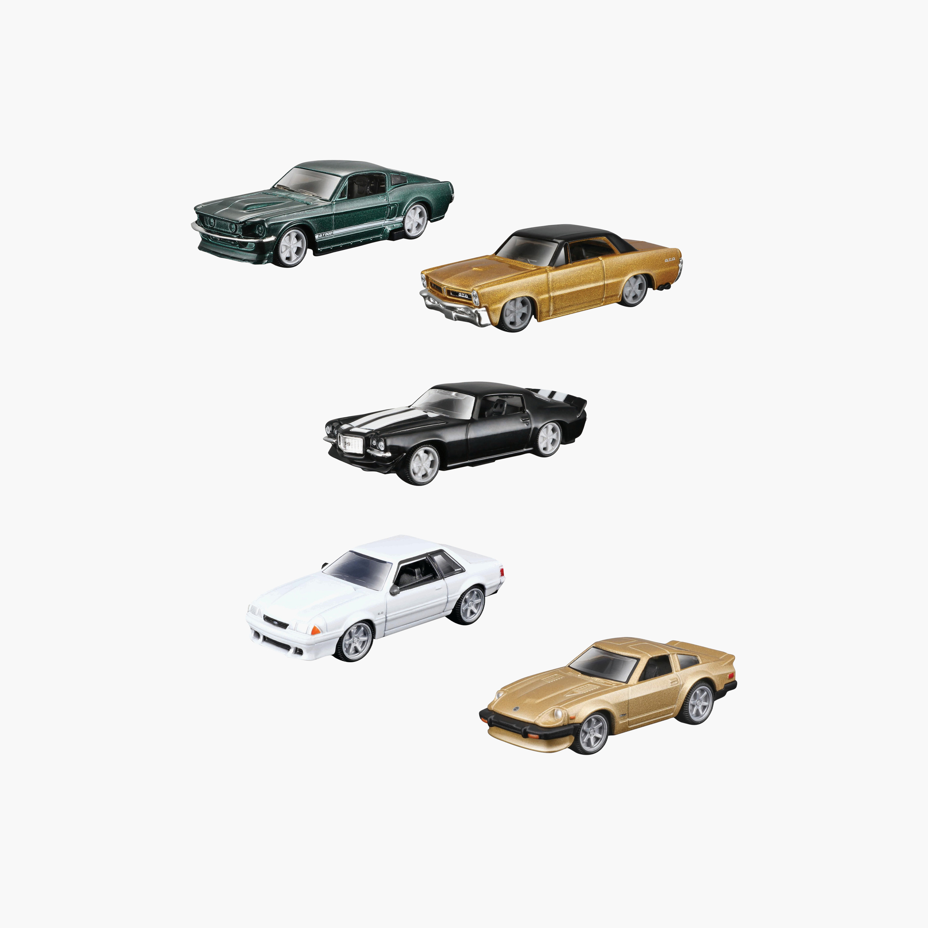 مجموعة لعب سيارات مصبوبة 5 قطع 1:64 من ببوراجو-toys-carsandvehicles-image-1