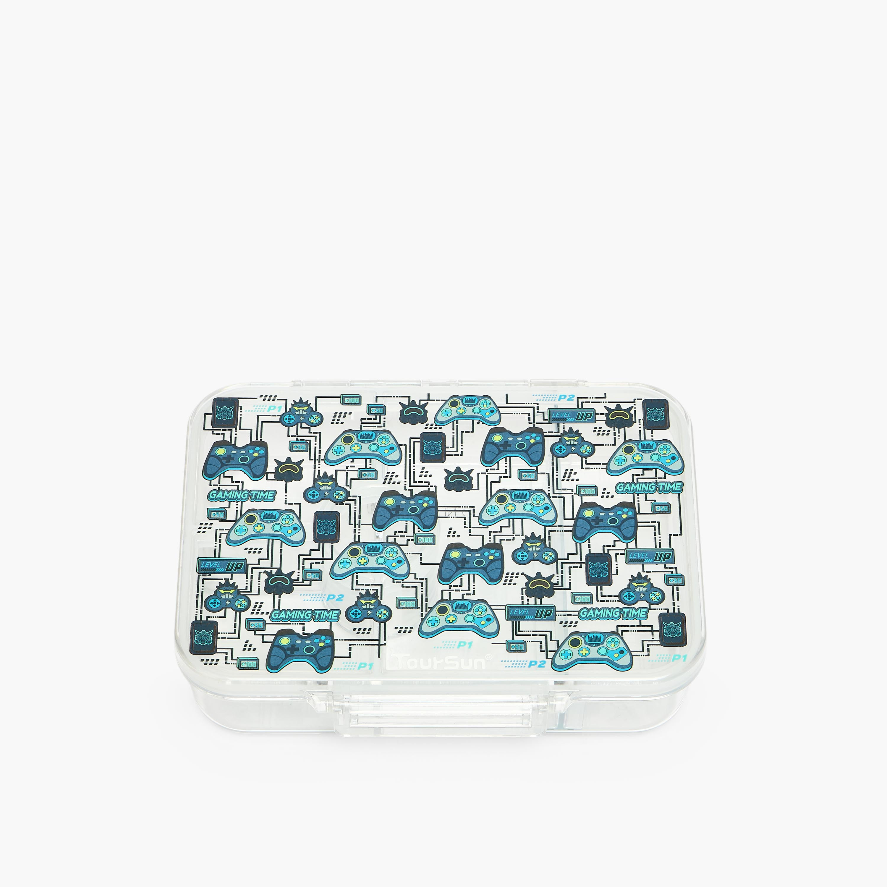 Toursun Gaming Print Lunch Box for Boys with Compartments - 850 ml-school-lunchessentials-lunchboxes-image-2