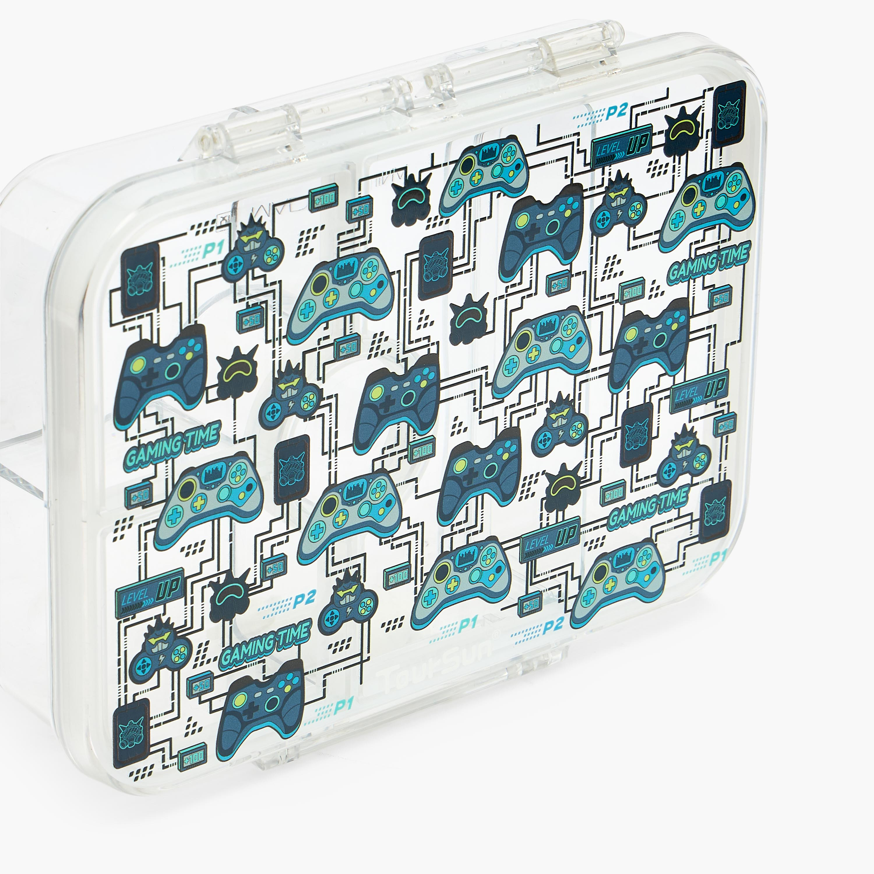 Toursun Gaming Print Lunch Box for Boys with Compartments - 850 ml-school-lunchessentials-lunchboxes-image-4