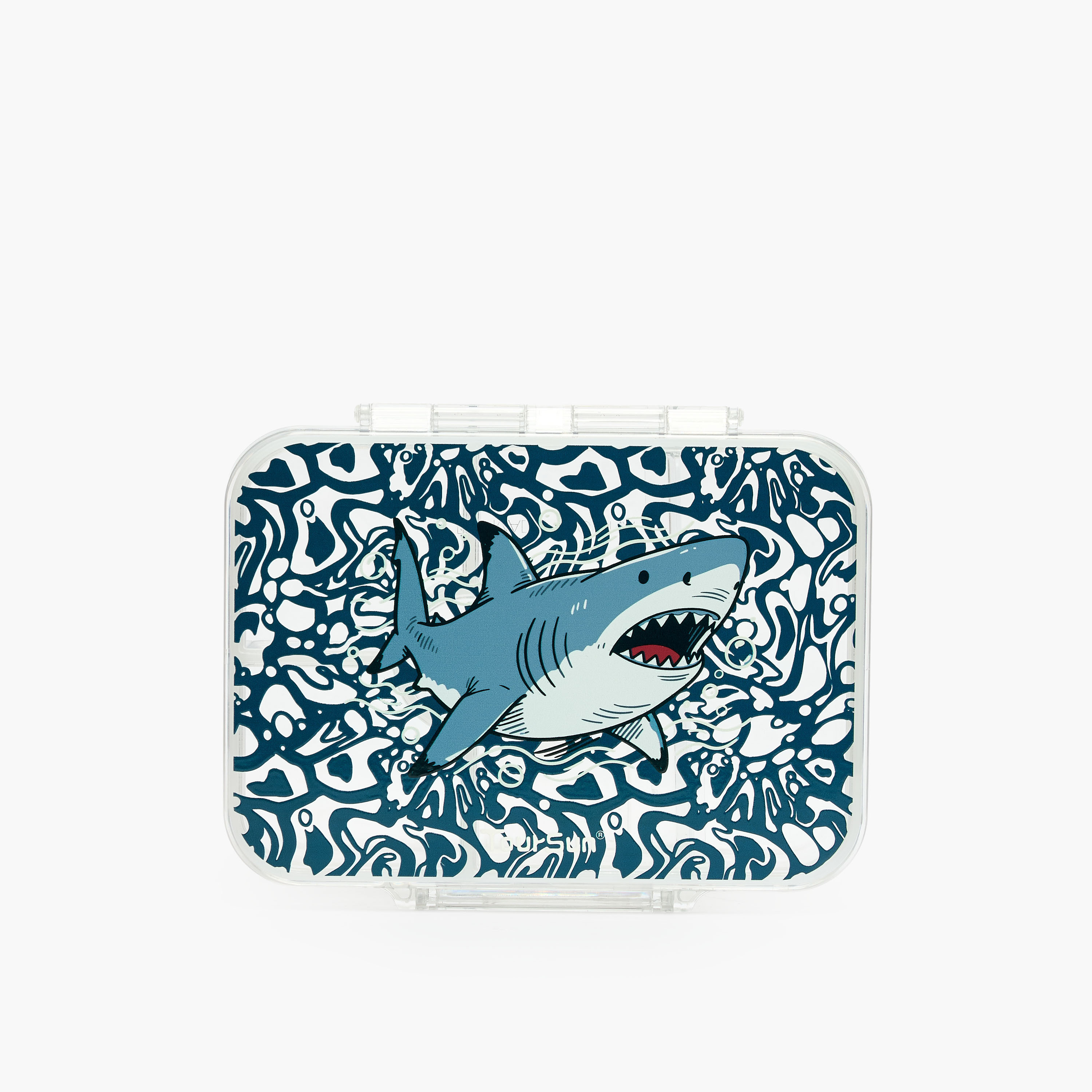 Toursun Shark Print Lunch Box for Boys with Compartments-school-lunchessentials-lunchboxes-image-3