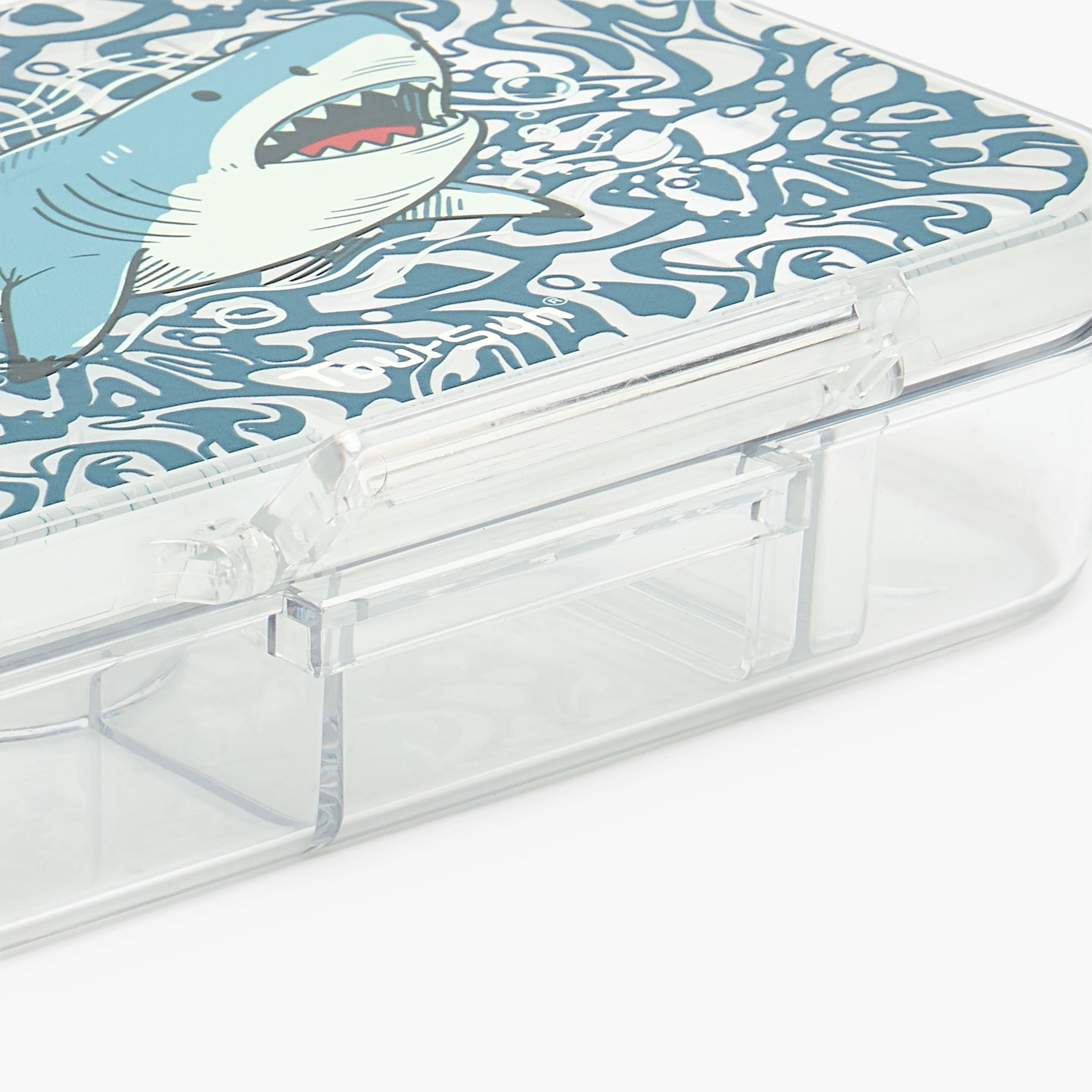 Toursun Shark Print Lunch Box for Boys with Compartments-school-lunchessentials-lunchboxes-image-5