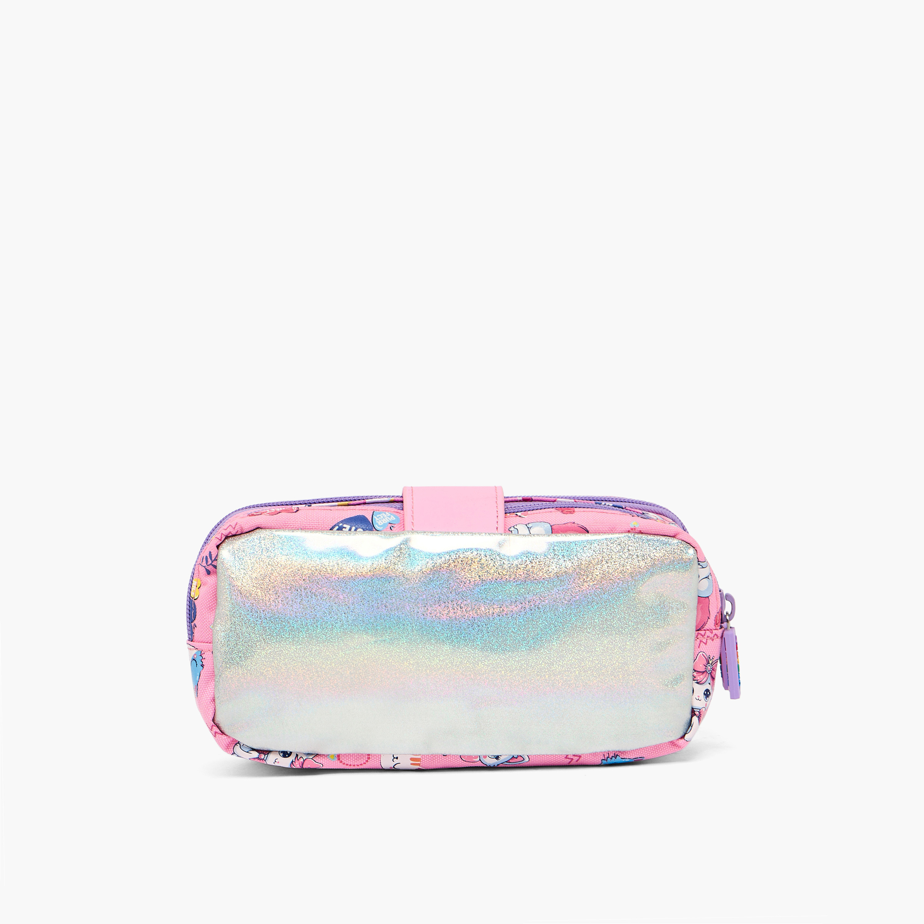 مقلمة بطبعات قطة بقسمين من تورسن-school-stationery-pencilcases-image-6