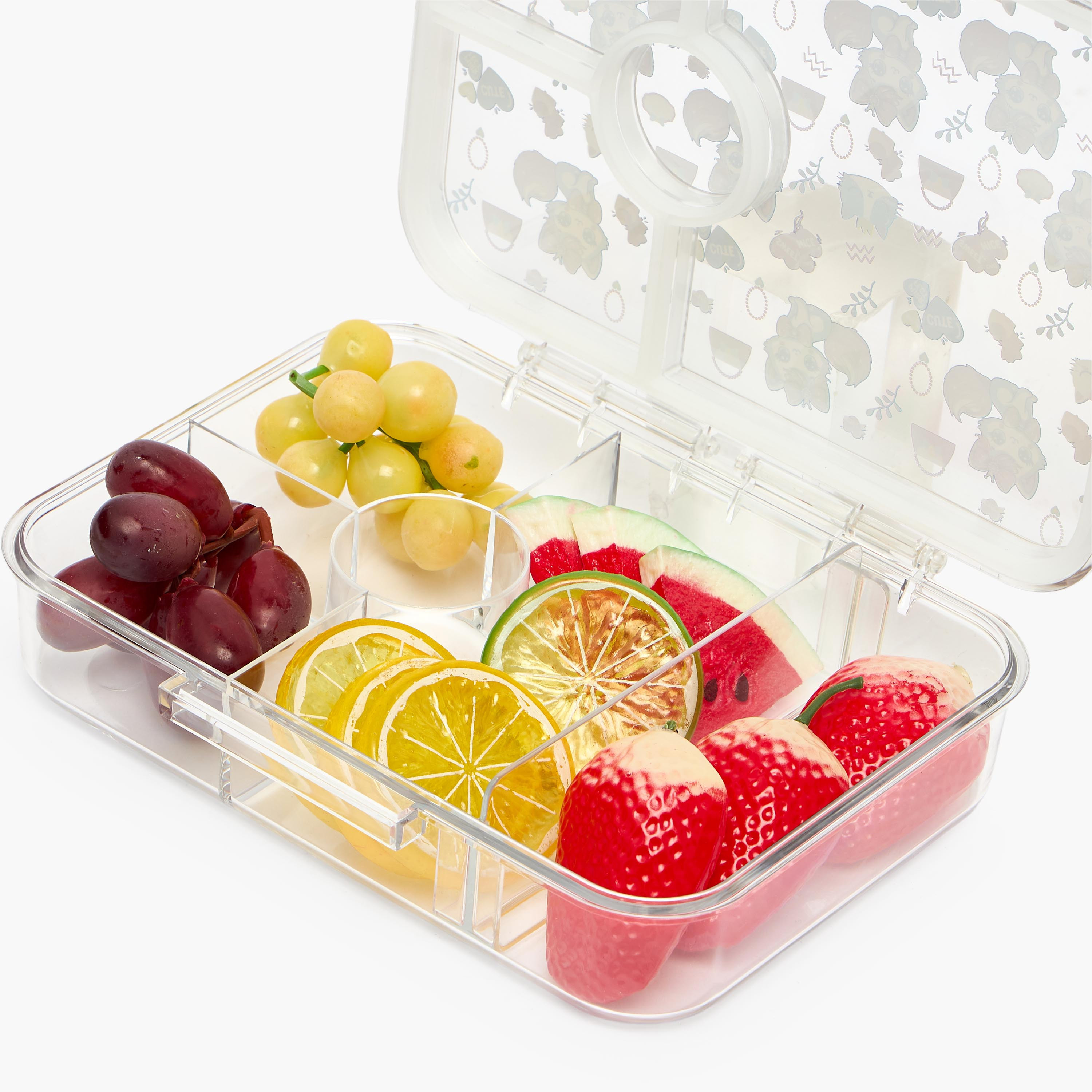 صندوق غداء بطبعات قطط للبنات بـ5 أقسام من تورسن-school-lunchessentials-lunchboxes-image-8