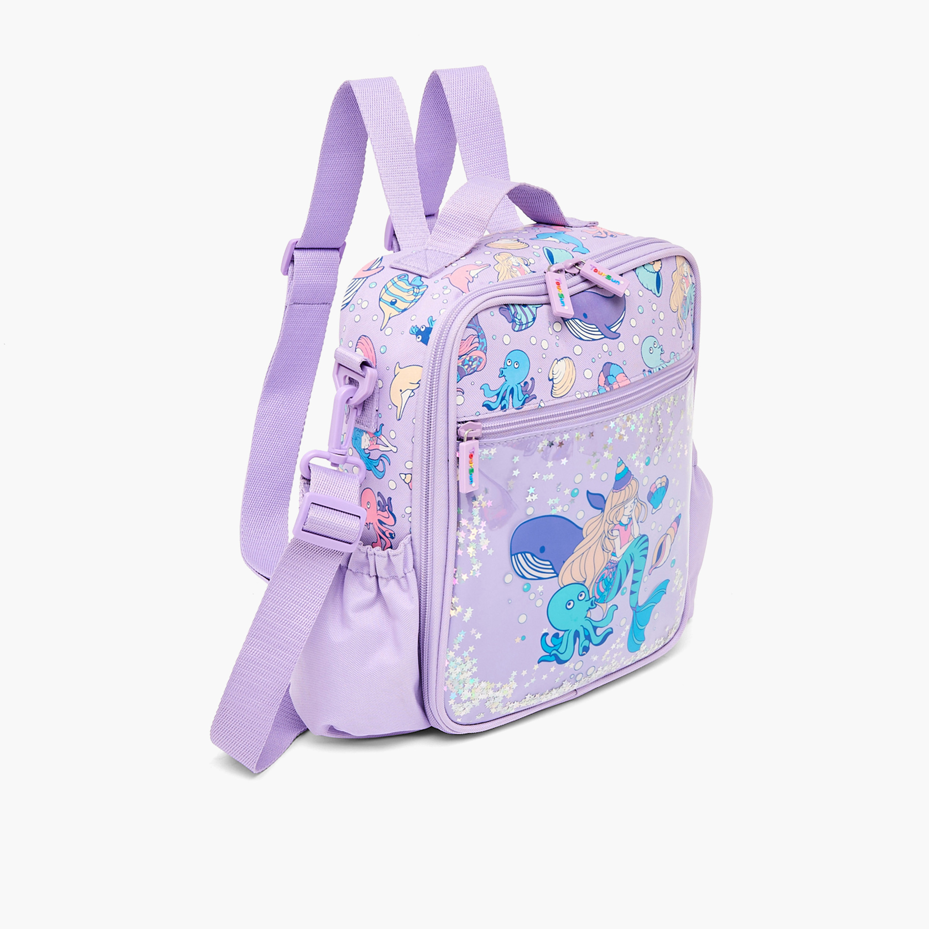 Toursun Graphic Print Lunch Bag for Kids 5-8 Years with Zip Closure-school-lunchessentials-lunchbags-image-2
