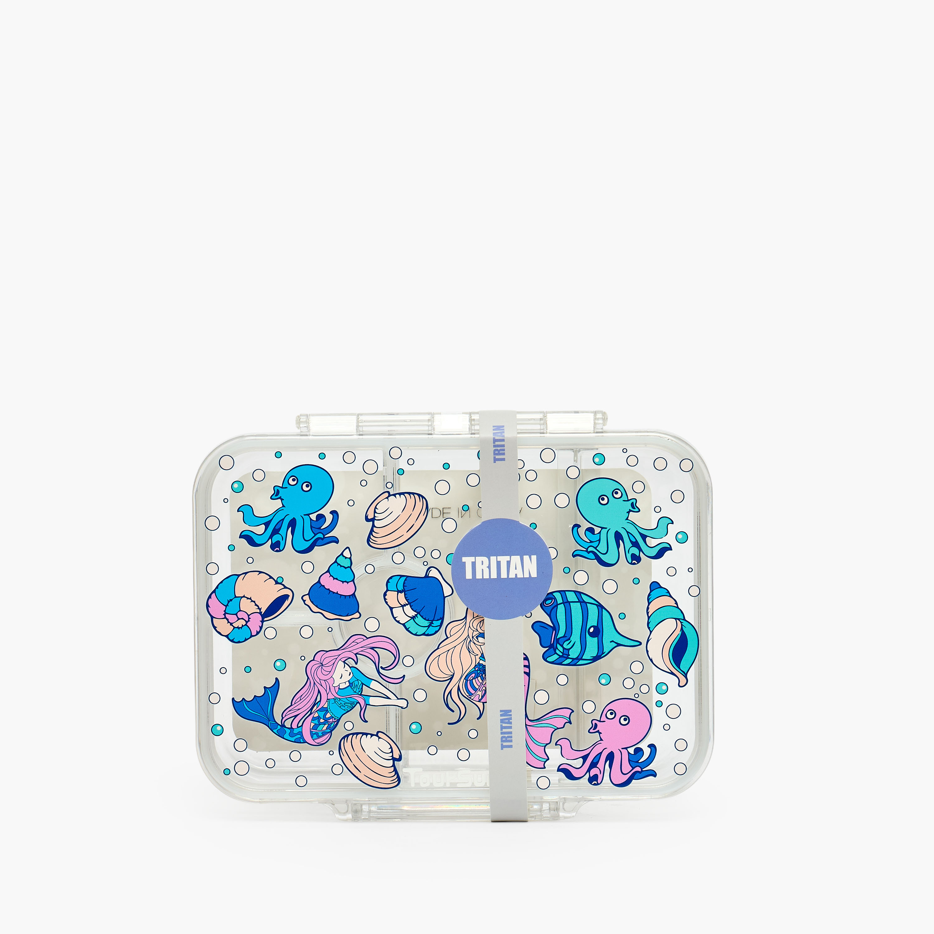 Toursun Mermaid Print Lunch Box for Girls with 5 Compartments - 850 ml-school-lunchessentials-lunchboxes-image-10