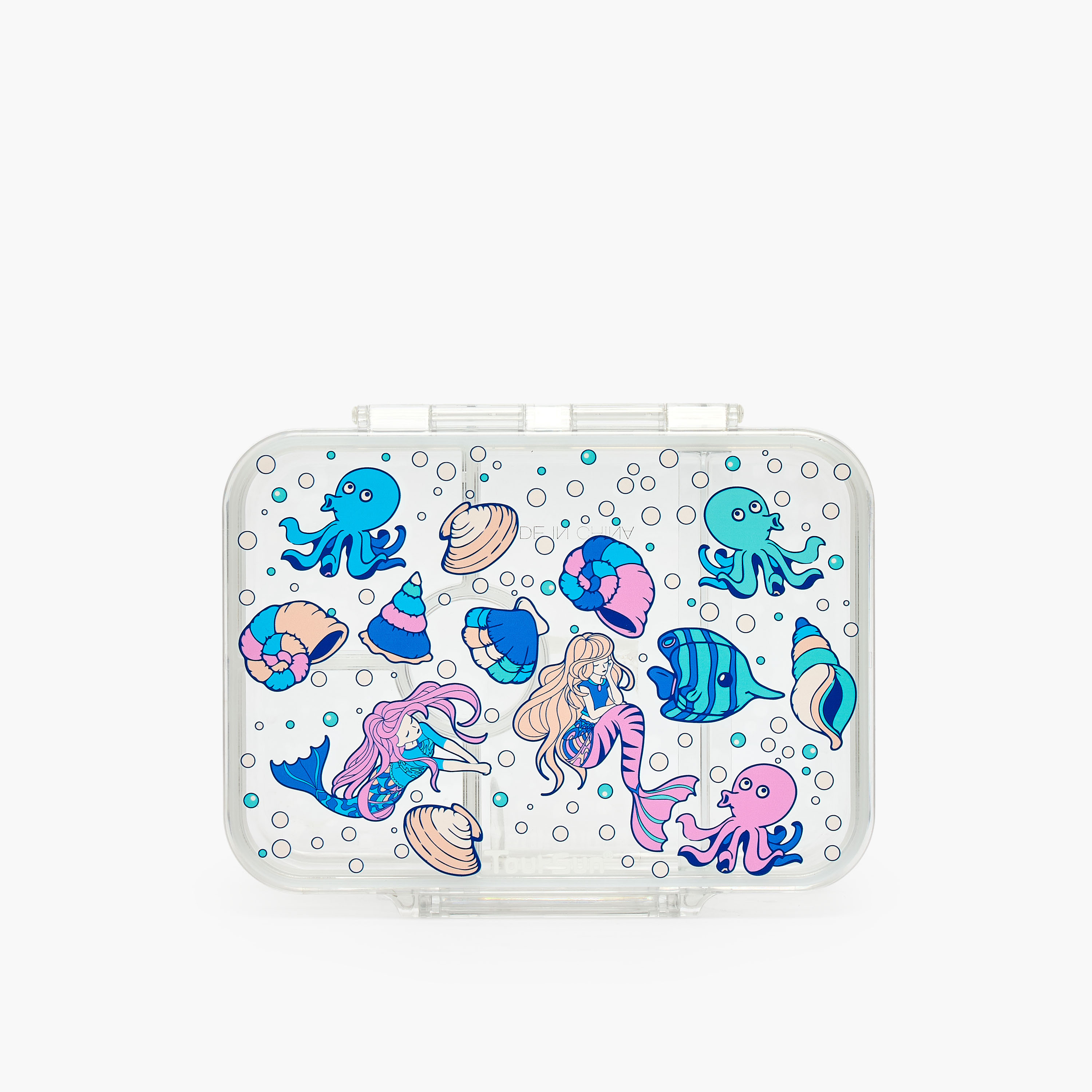 Toursun Mermaid Print Lunch Box for Girls with 5 Compartments - 850 ml-school-lunchessentials-lunchboxes-image-3