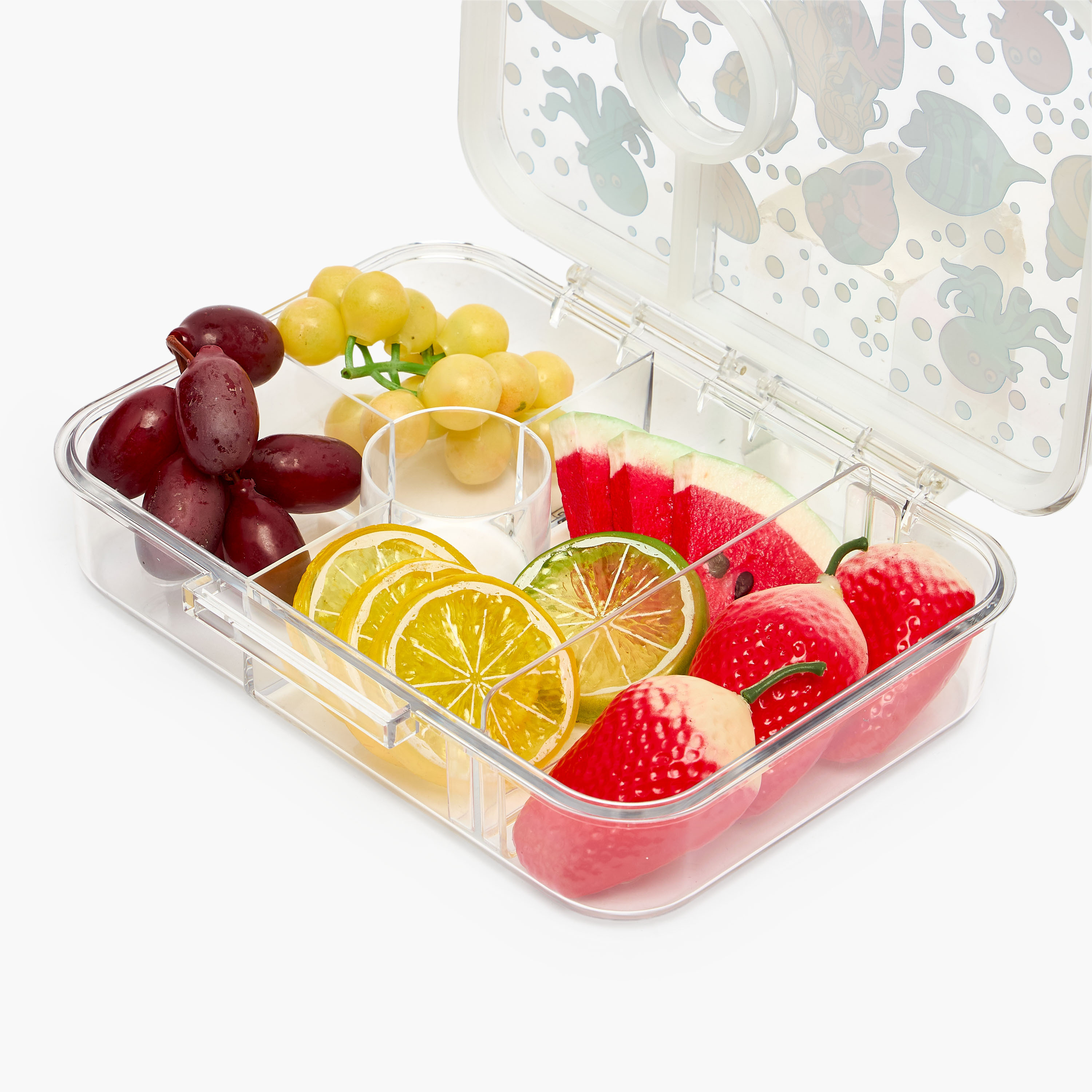 Toursun Mermaid Print Lunch Box for Girls with 5 Compartments - 850 ml-school-lunchessentials-lunchboxes-image-8