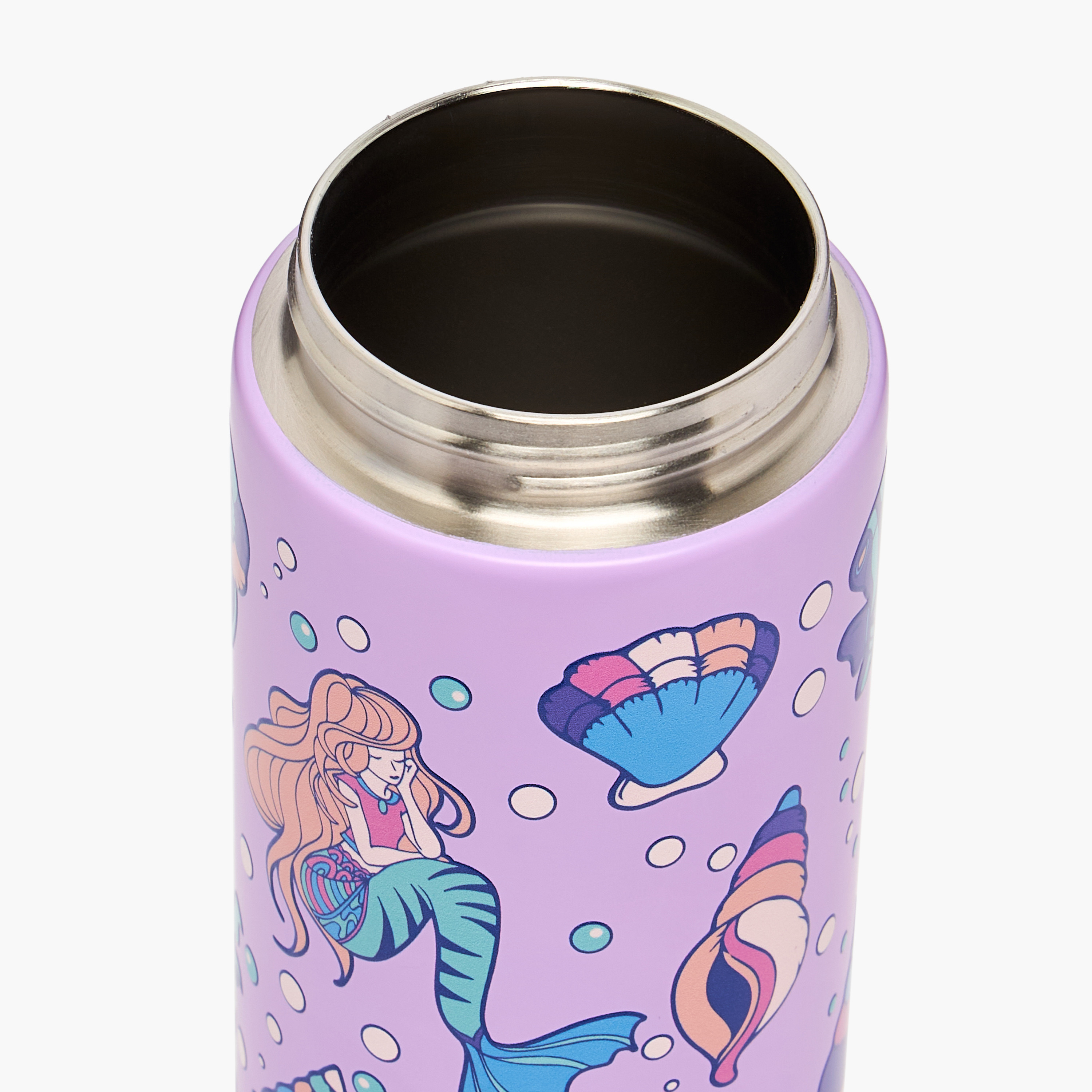 Toursun Underwater Print Stainless Steel Water Bottle with Flip Spout and Handle - 540 ml-school-waterbottles-image-5