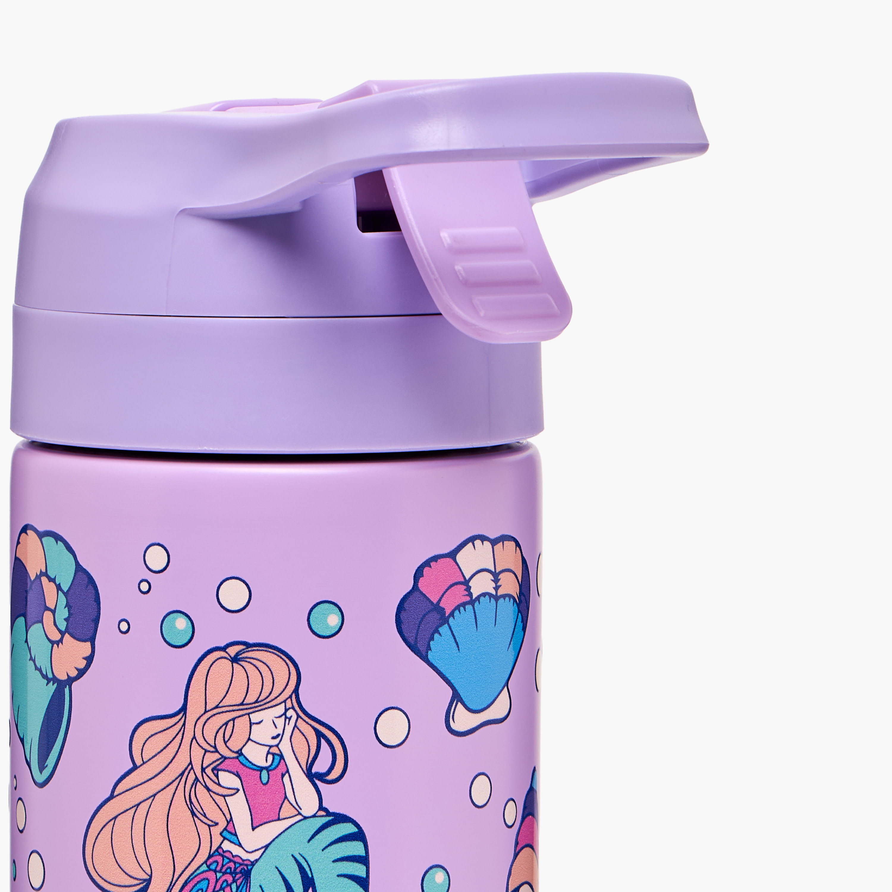 Toursun Underwater Print Stainless Steel Water Bottle with Flip Spout and Handle - 540 ml-school-waterbottles-image-7
