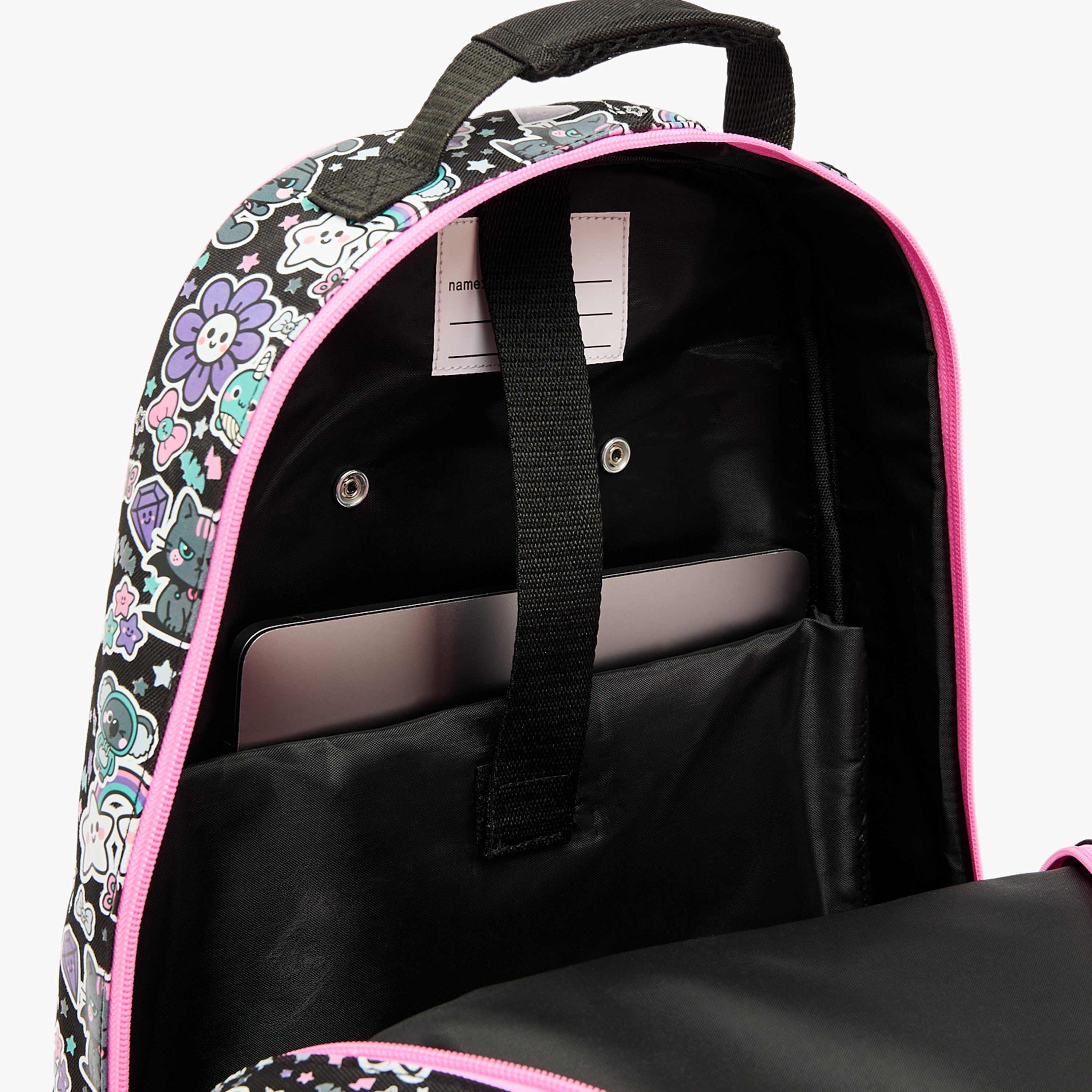 Toursun Star Print Trolley Bag for Girls 8-13 Years with Retractable Handle - 19 inches-school-bagsandbackpacks-trolleybags-image-5