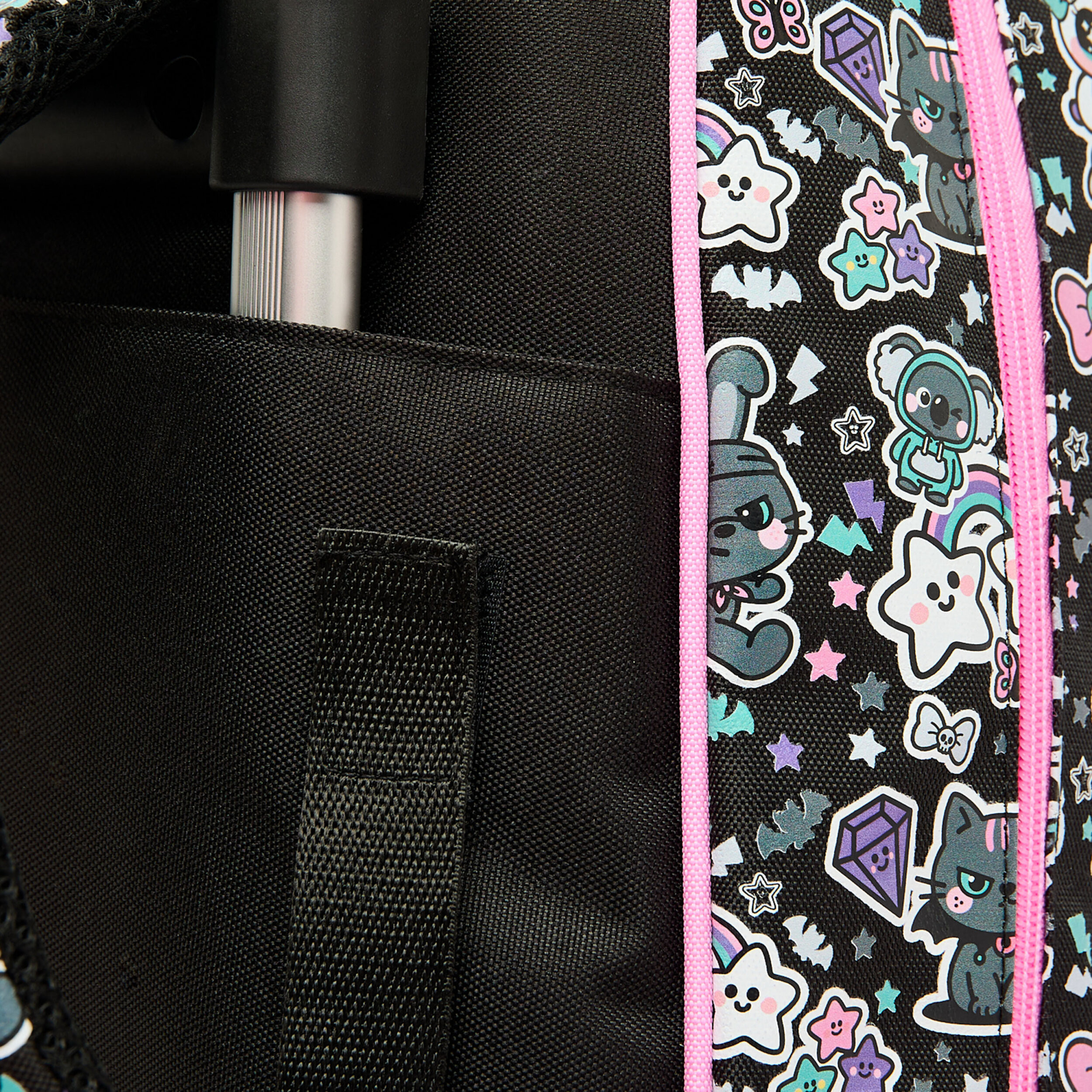 Toursun Star Print Trolley Bag for Girls 8-13 Years with Retractable Handle - 19 inches-school-bagsandbackpacks-trolleybags-image-9