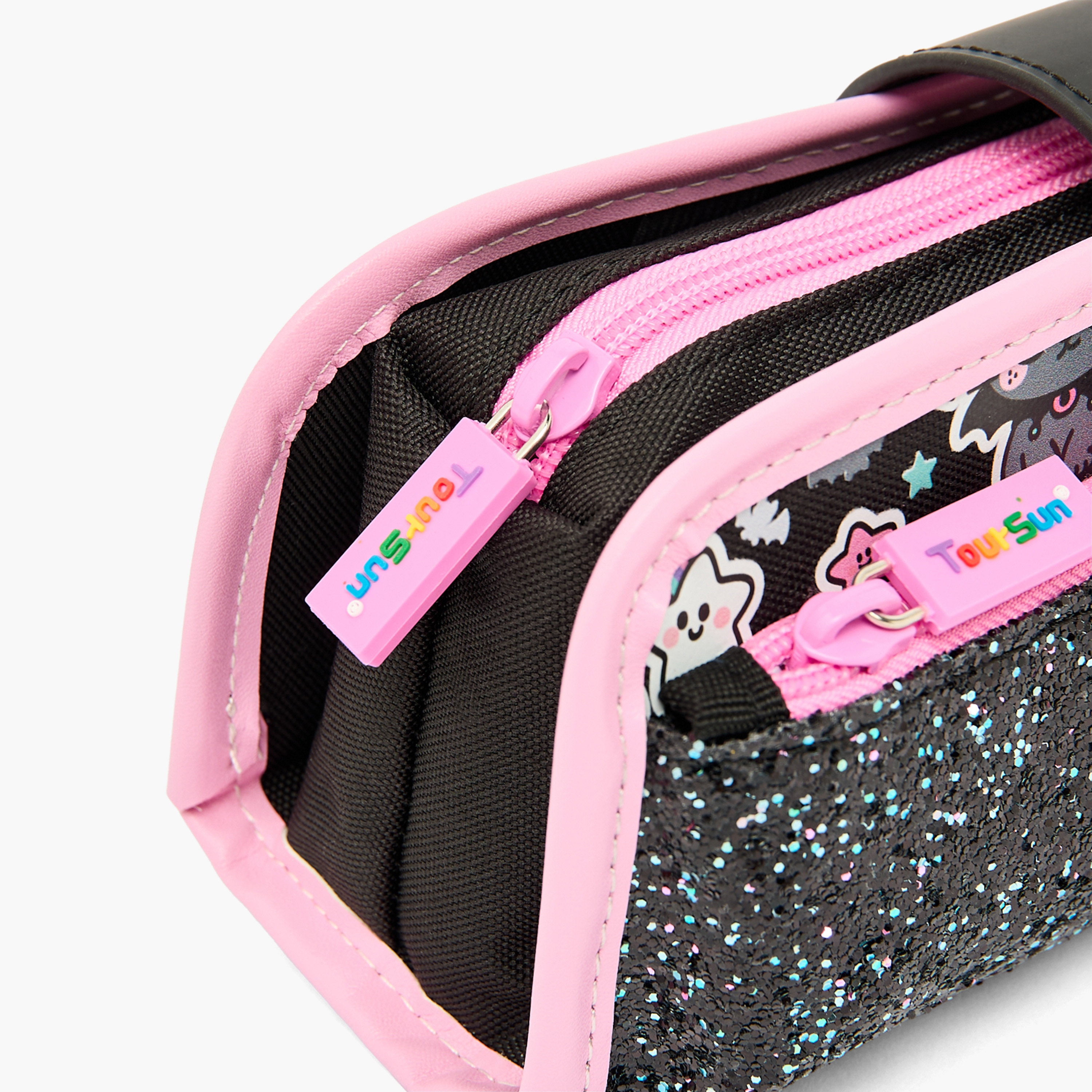 Toursun Star Glitter Magnetic Flap Pencil Pouch-school-stationery-pencilcases-image-5
