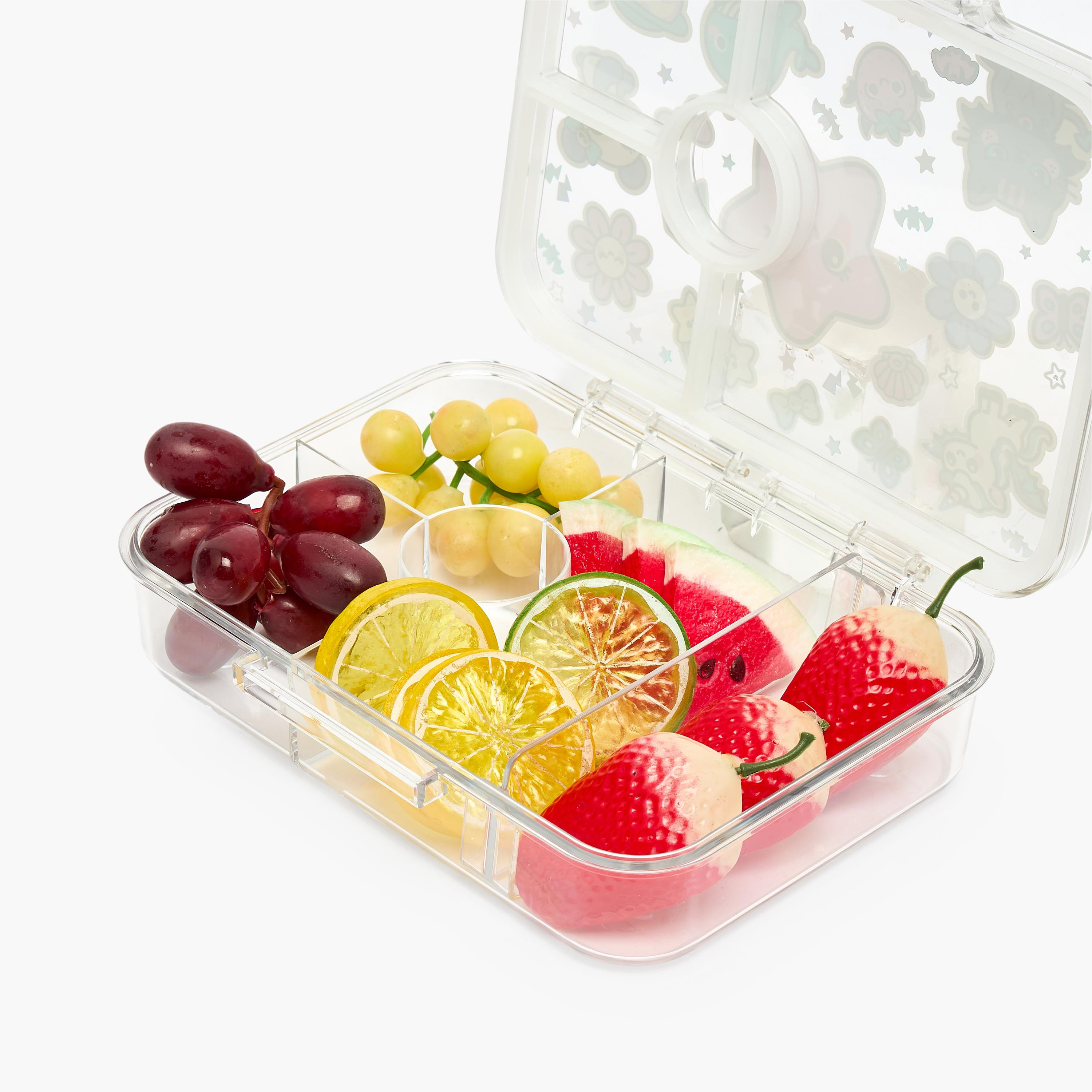 صندوق غداء بطبعات نجوم مع 5 أقسام للبنات من تورسن-school-lunchessentials-lunchboxes-image-10
