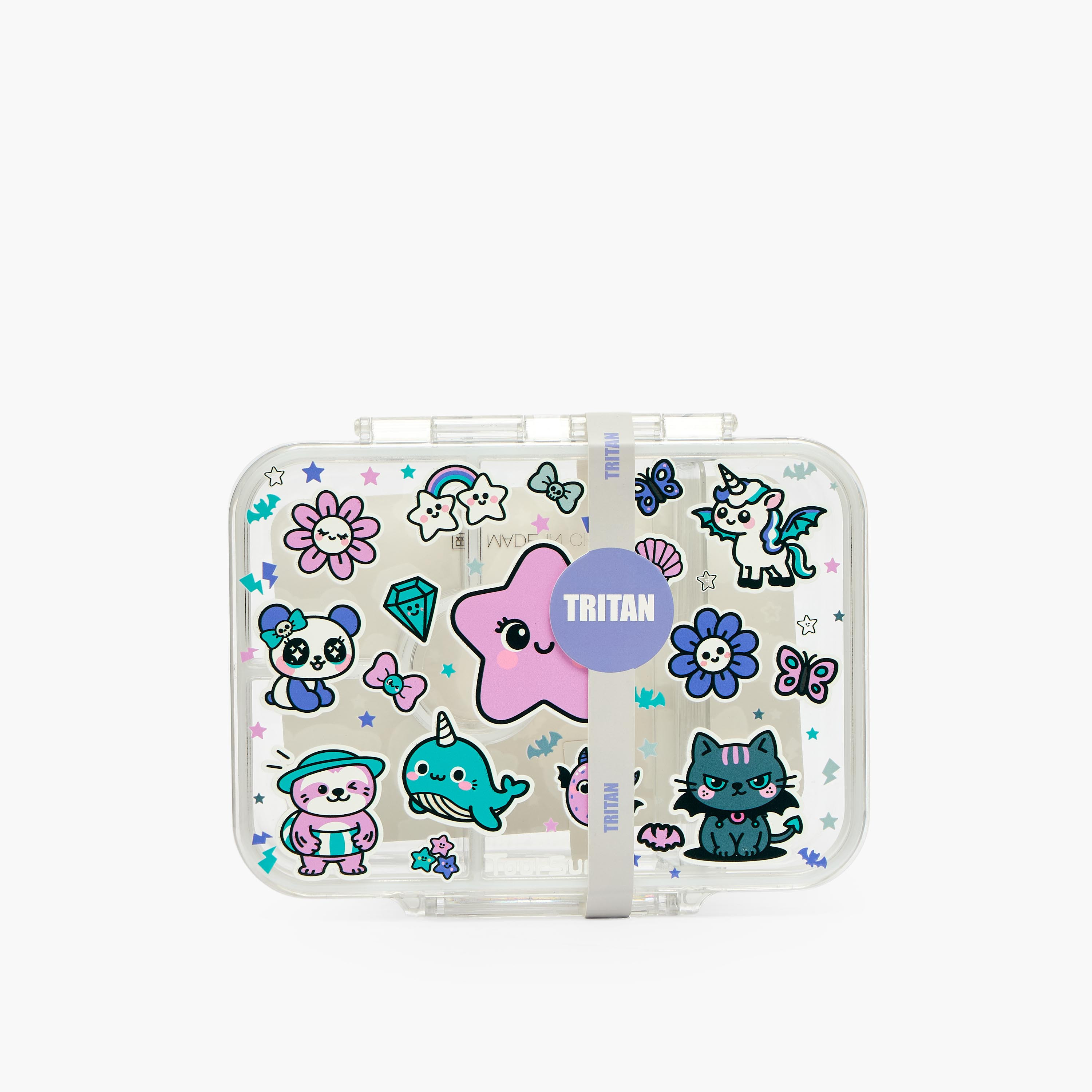 صندوق غداء بطبعات نجوم مع 5 أقسام للبنات من تورسن-school-lunchessentials-lunchboxes-image-9