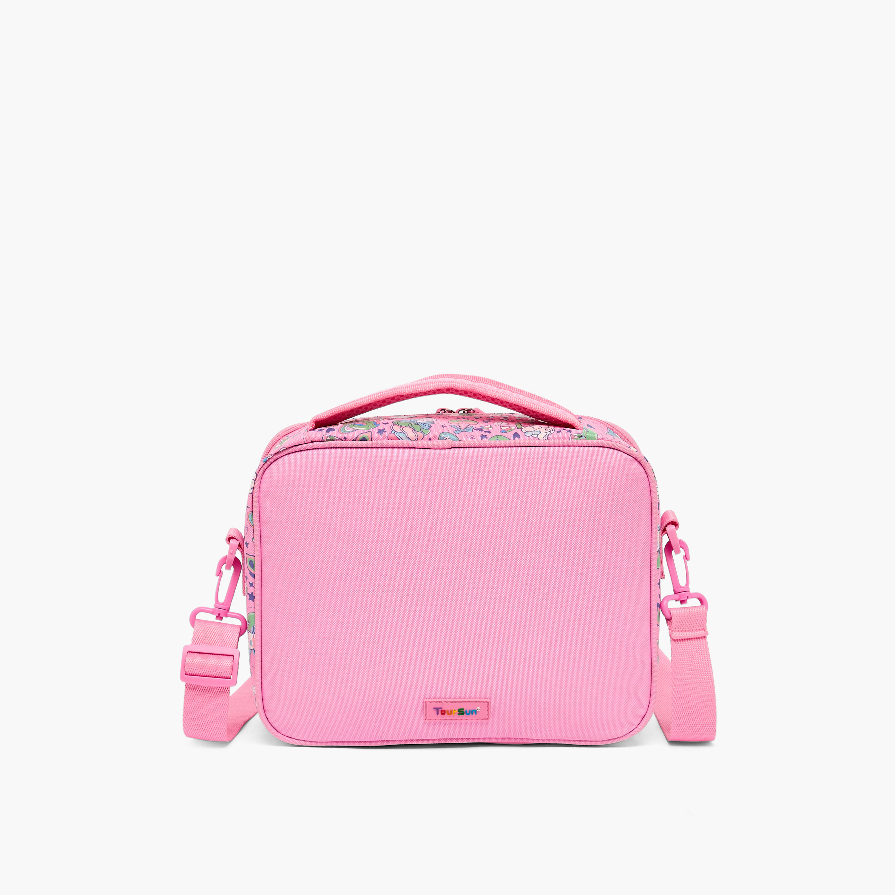 طقم شنطة غداء بطبعات مع صندوق غداء وقارورة مياه 3 قطع للبنات 5 - 8 سنوات من تورسن-school-lunchessentials-lunchbags-image-12