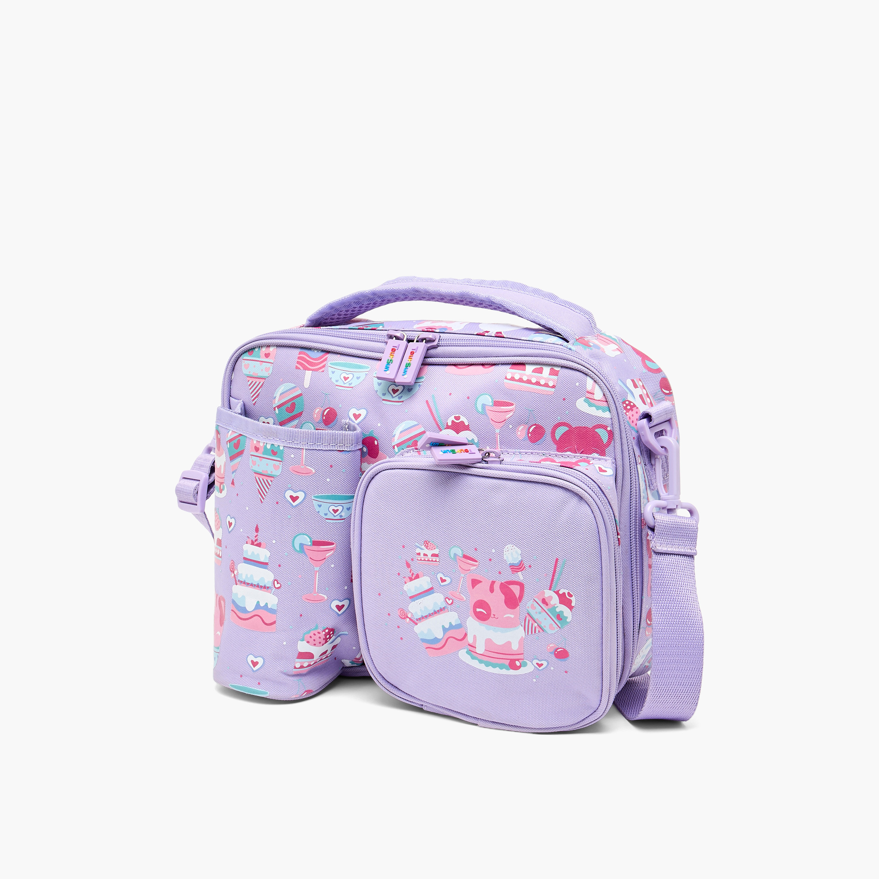 Toursun Printed Lunch Bag Set-school-lunchessentials-sets-image-10