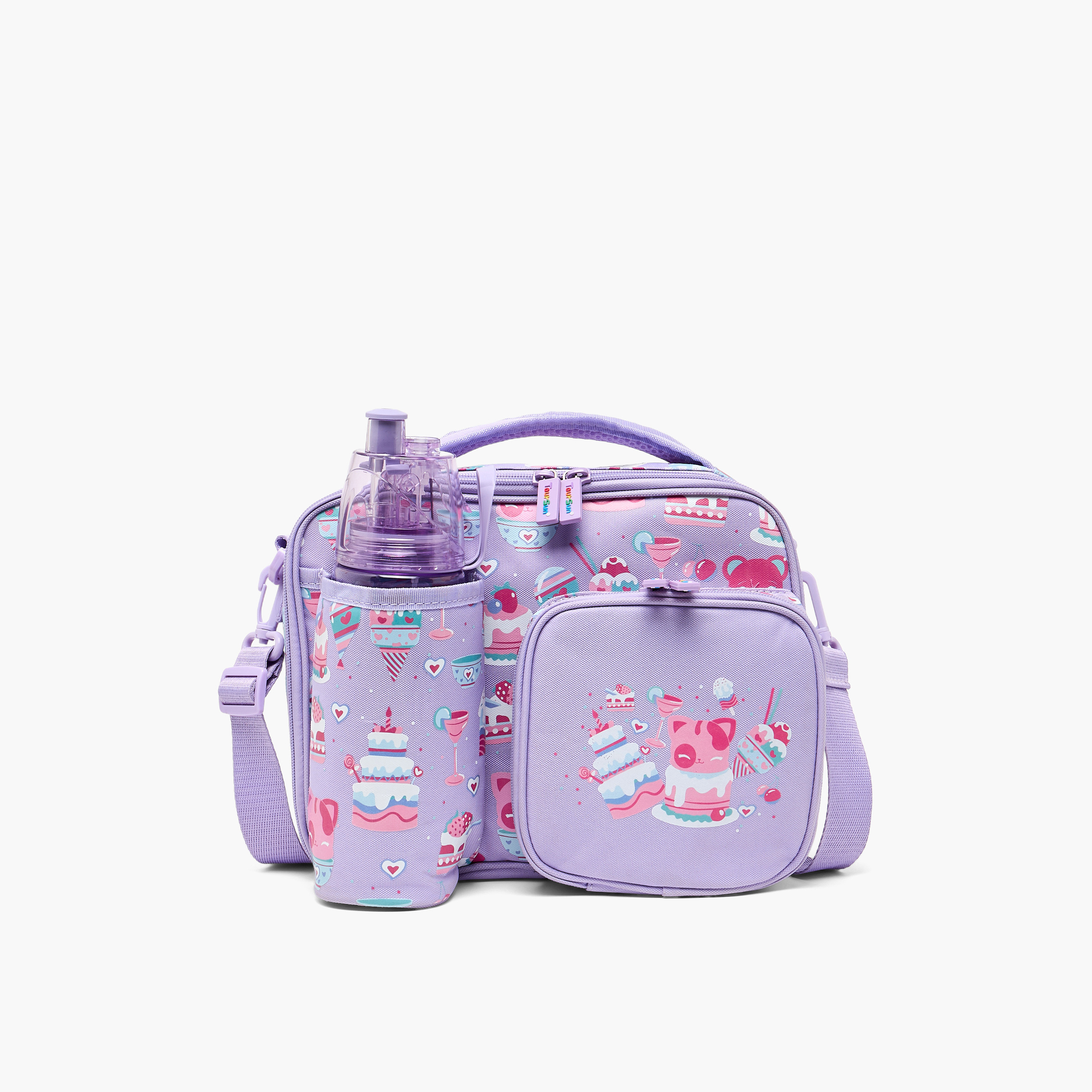 Toursun Printed Lunch Bag Set-school-lunchessentials-sets-image-2