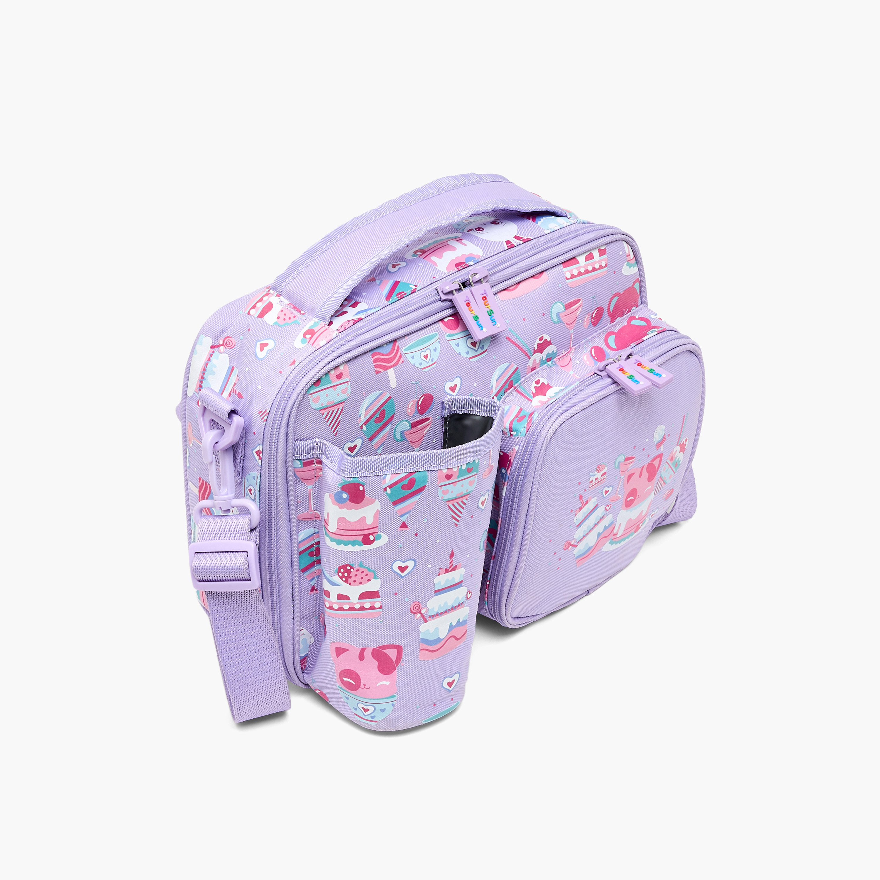 Toursun Printed Lunch Bag Set-school-lunchessentials-sets-image-3