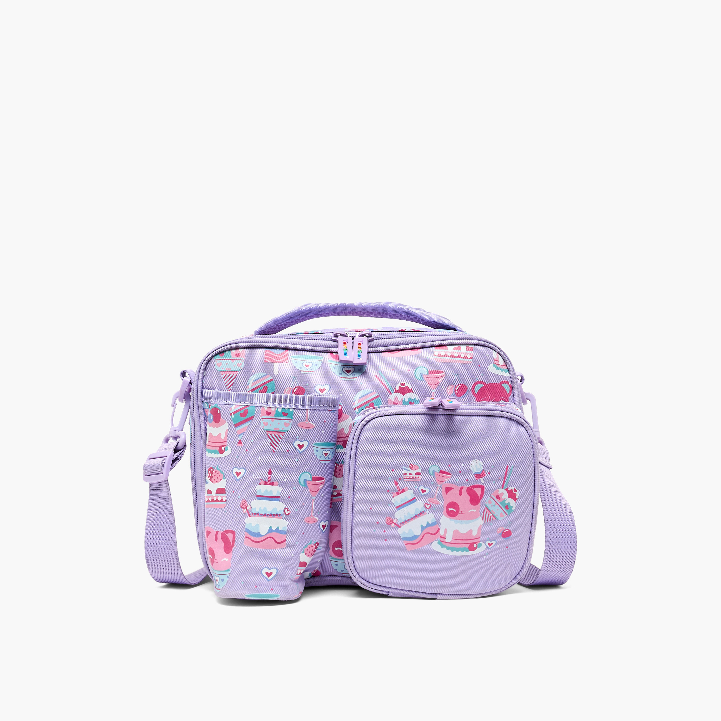 Toursun Printed Lunch Bag Set-school-lunchessentials-sets-image-4