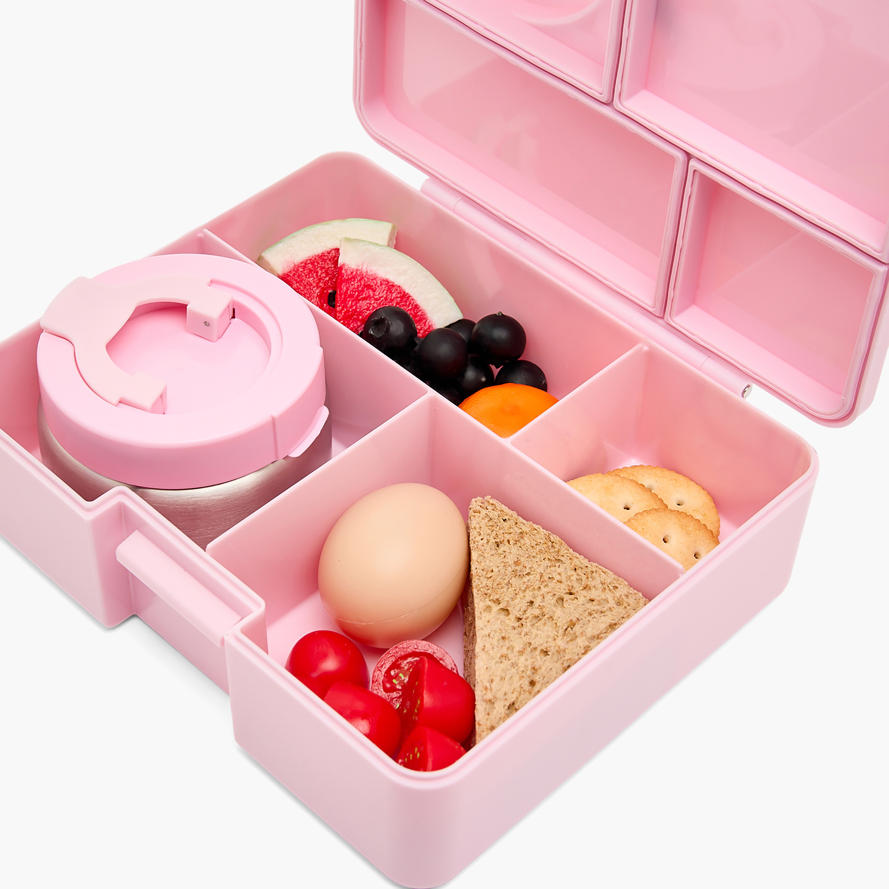 Toursun 4-Compartment Lunch Box for Kids with Food Jar and Cutlery-school-lunchessentials-lunchboxes-image-11
