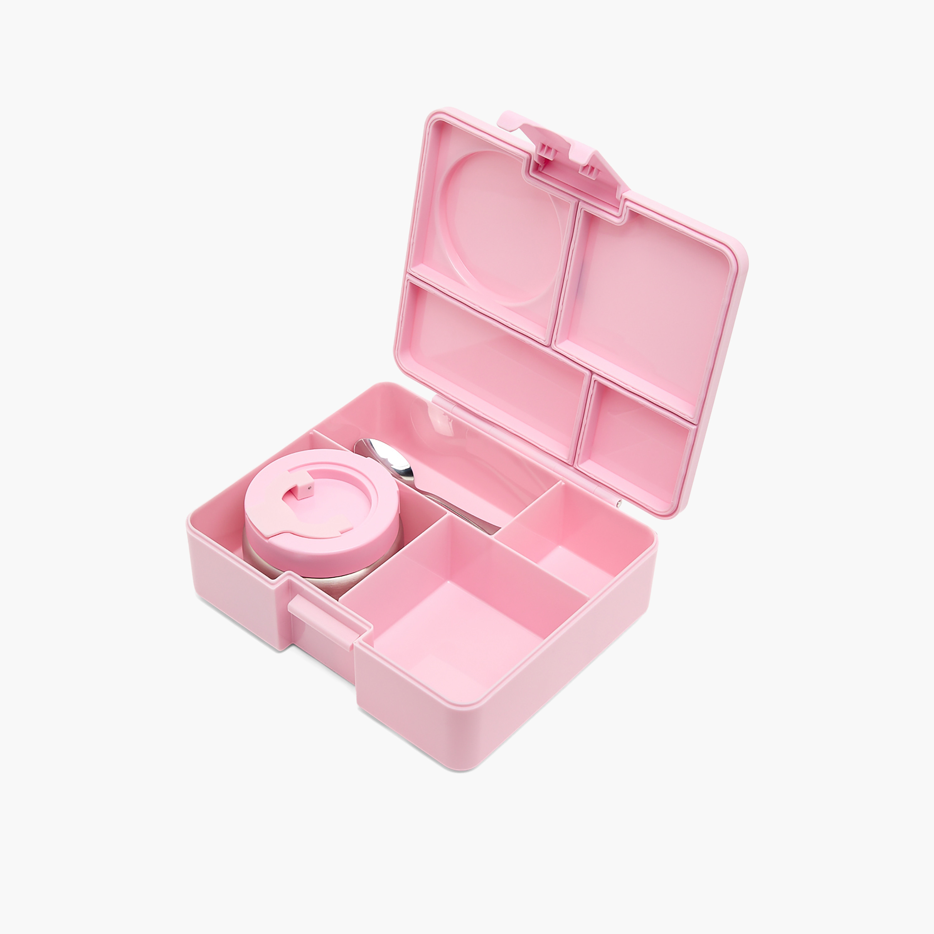 Toursun 4-Compartment Lunch Box for Kids with Food Jar and Cutlery-school-lunchessentials-lunchboxes-image-6