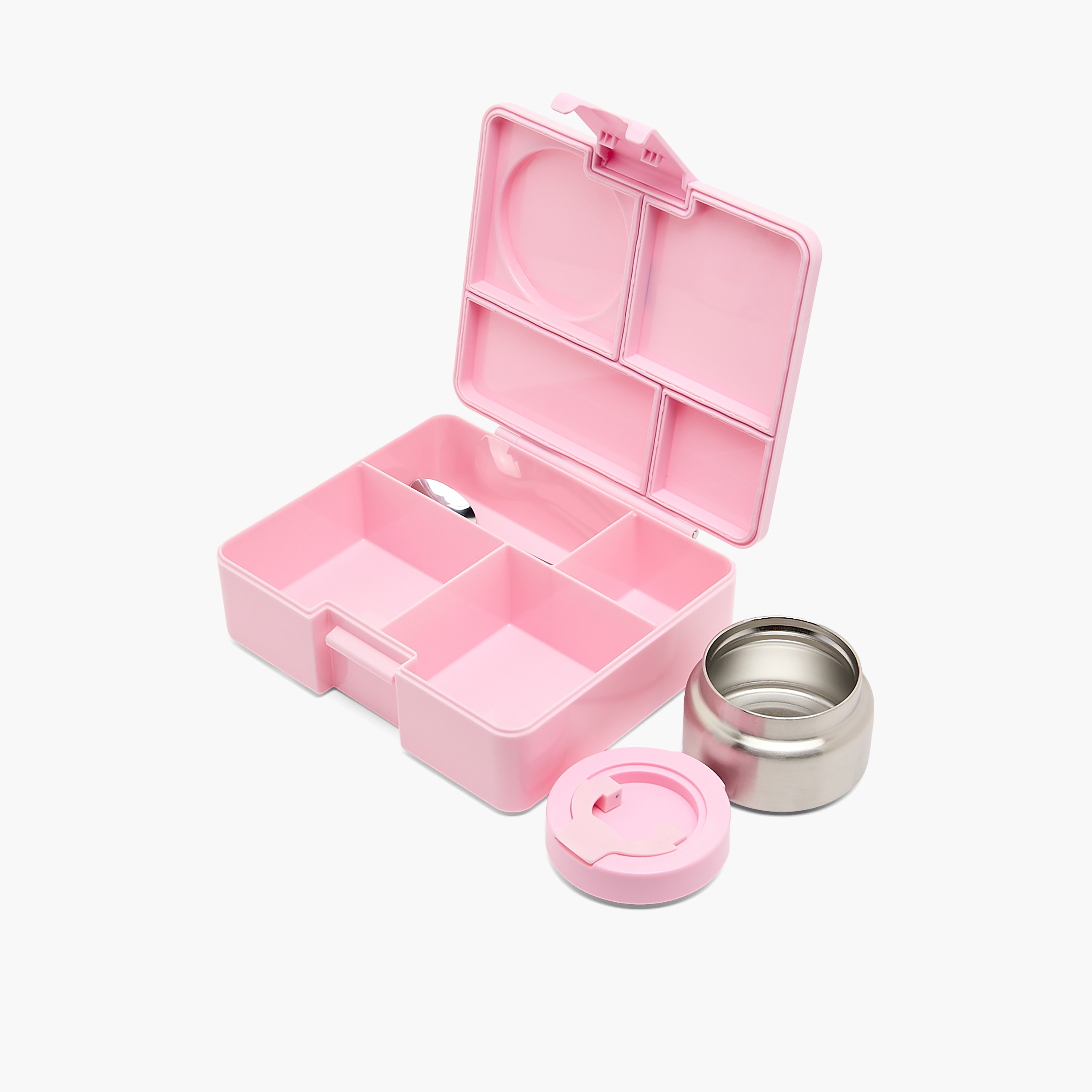 Toursun 4-Compartment Lunch Box for Kids with Food Jar and Cutlery-school-lunchessentials-lunchboxes-image-8