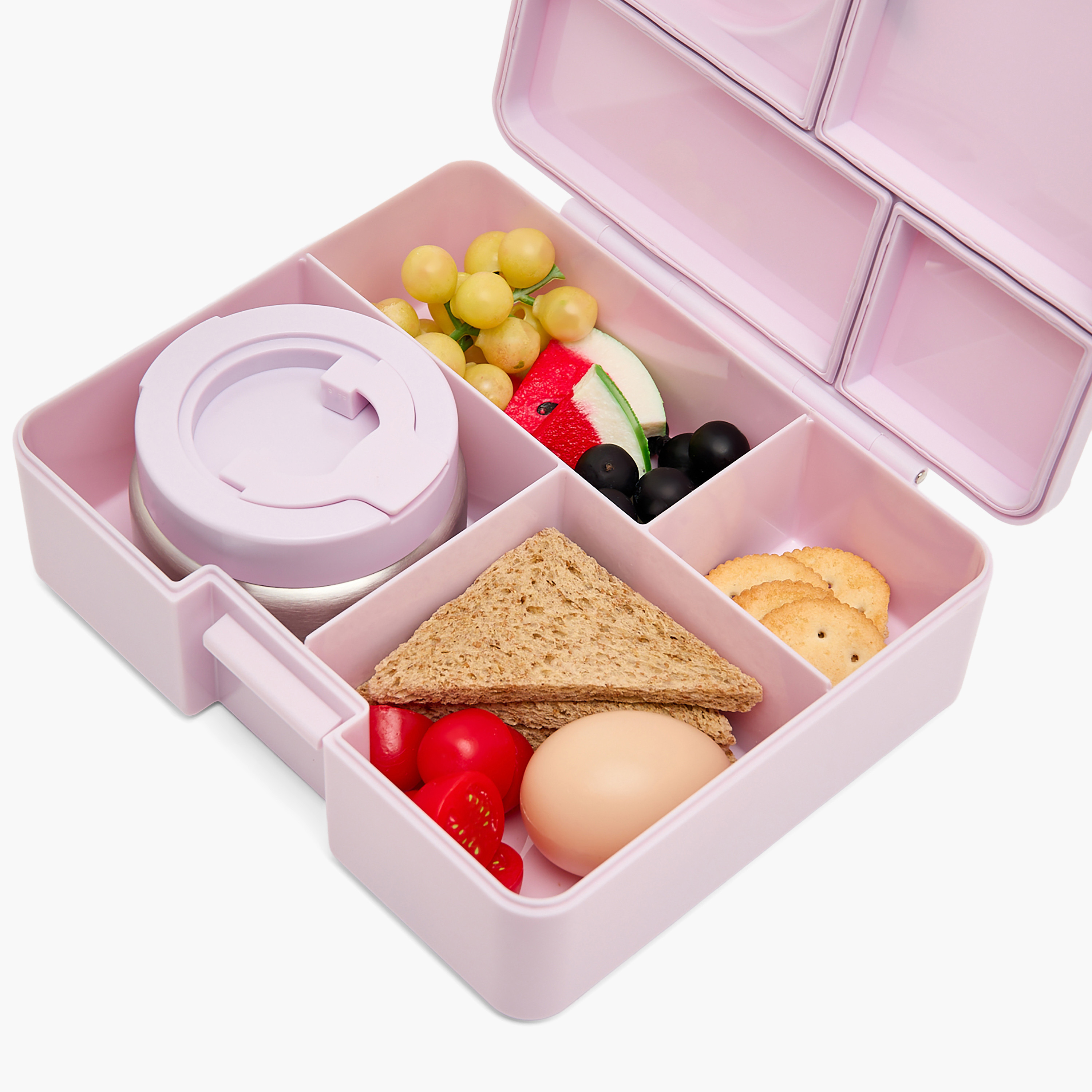 Toursun 4-Compartment Lunch Box for Kids with Food Jar and Cutlery-school-lunchessentials-lunchboxes-image-9