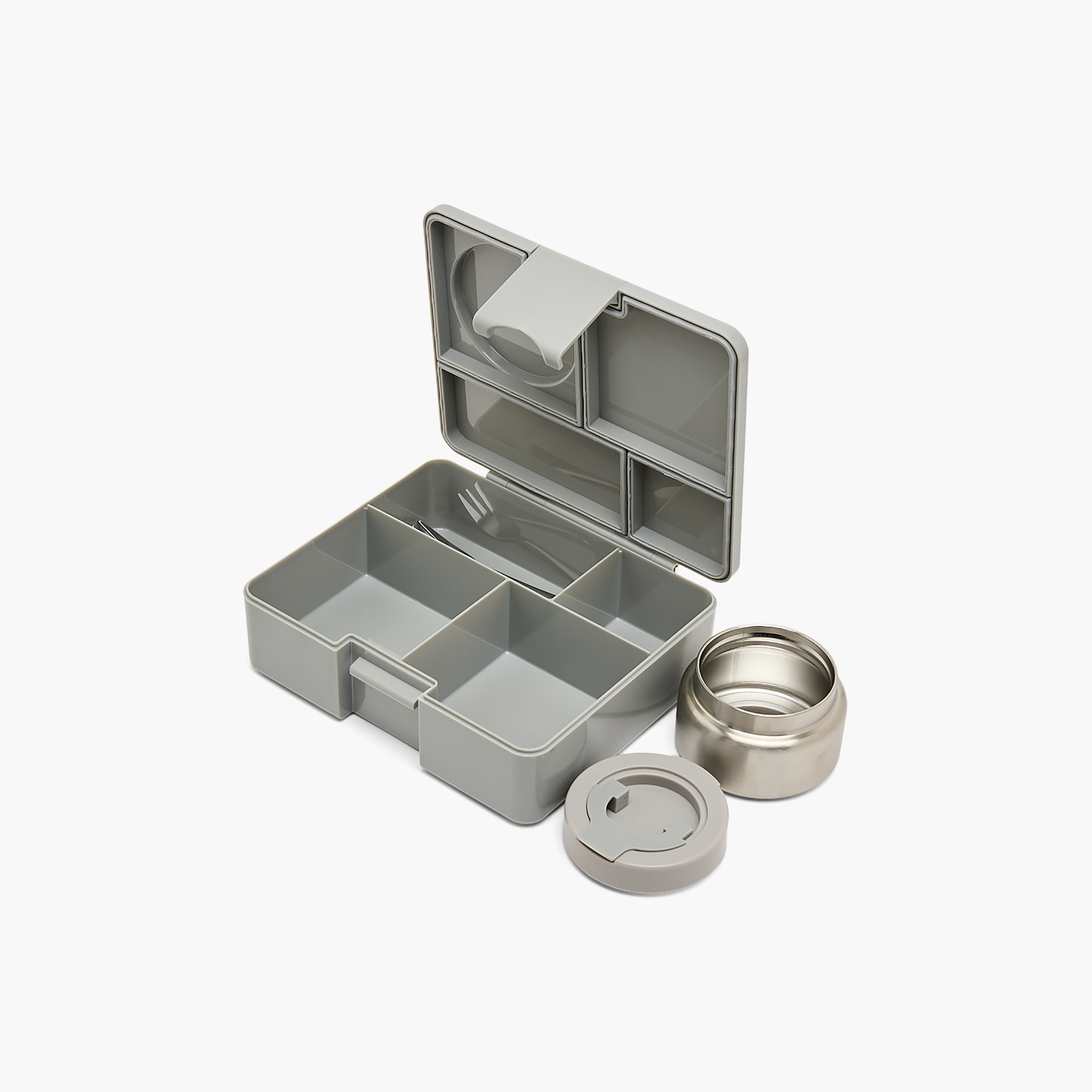 Toursun 4-Compartment Lunch Box for Kids with Food Jar and Cutlery-school-lunchessentials-lunchboxes-image-6