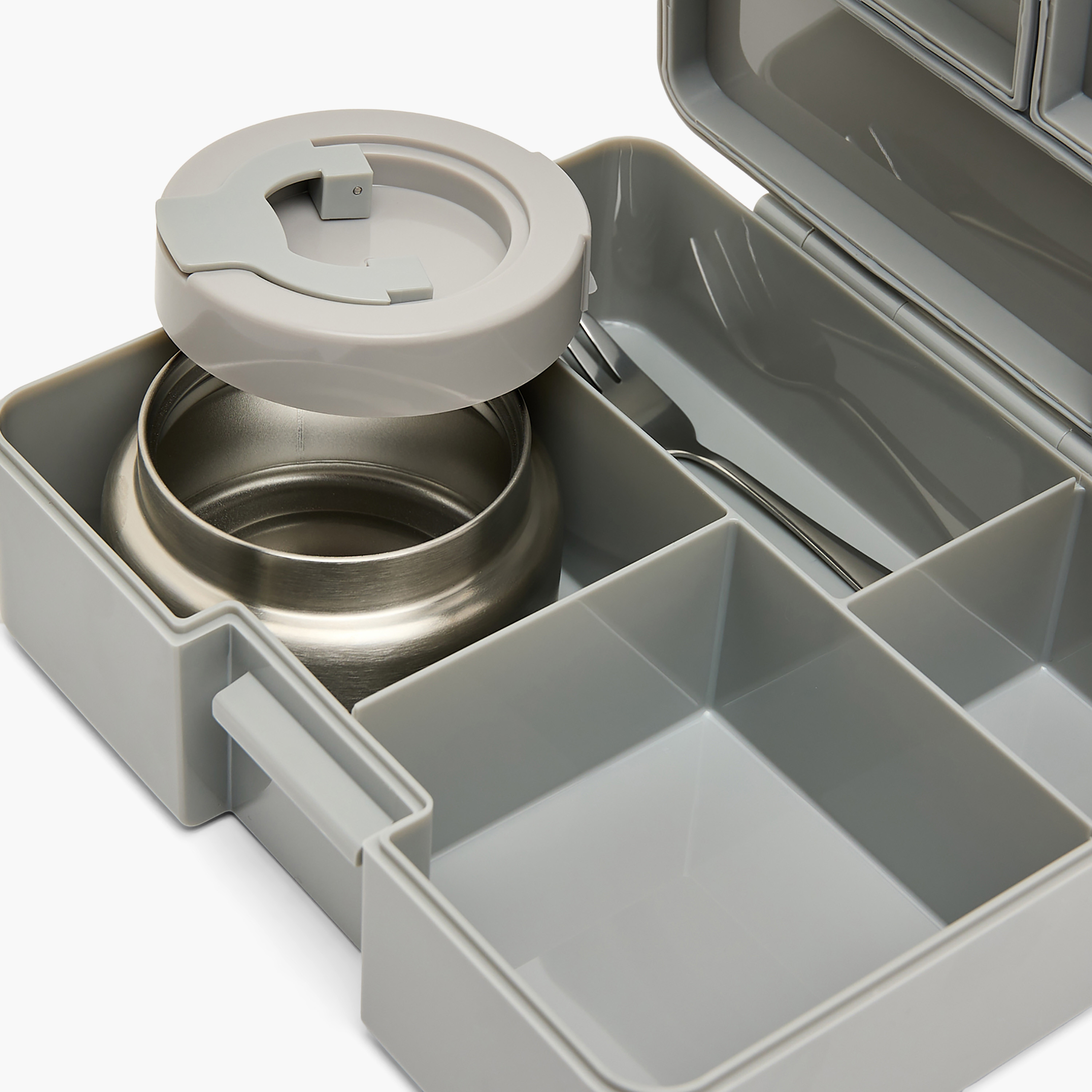 Toursun 4-Compartment Lunch Box for Kids with Food Jar and Cutlery-school-lunchessentials-lunchboxes-image-7
