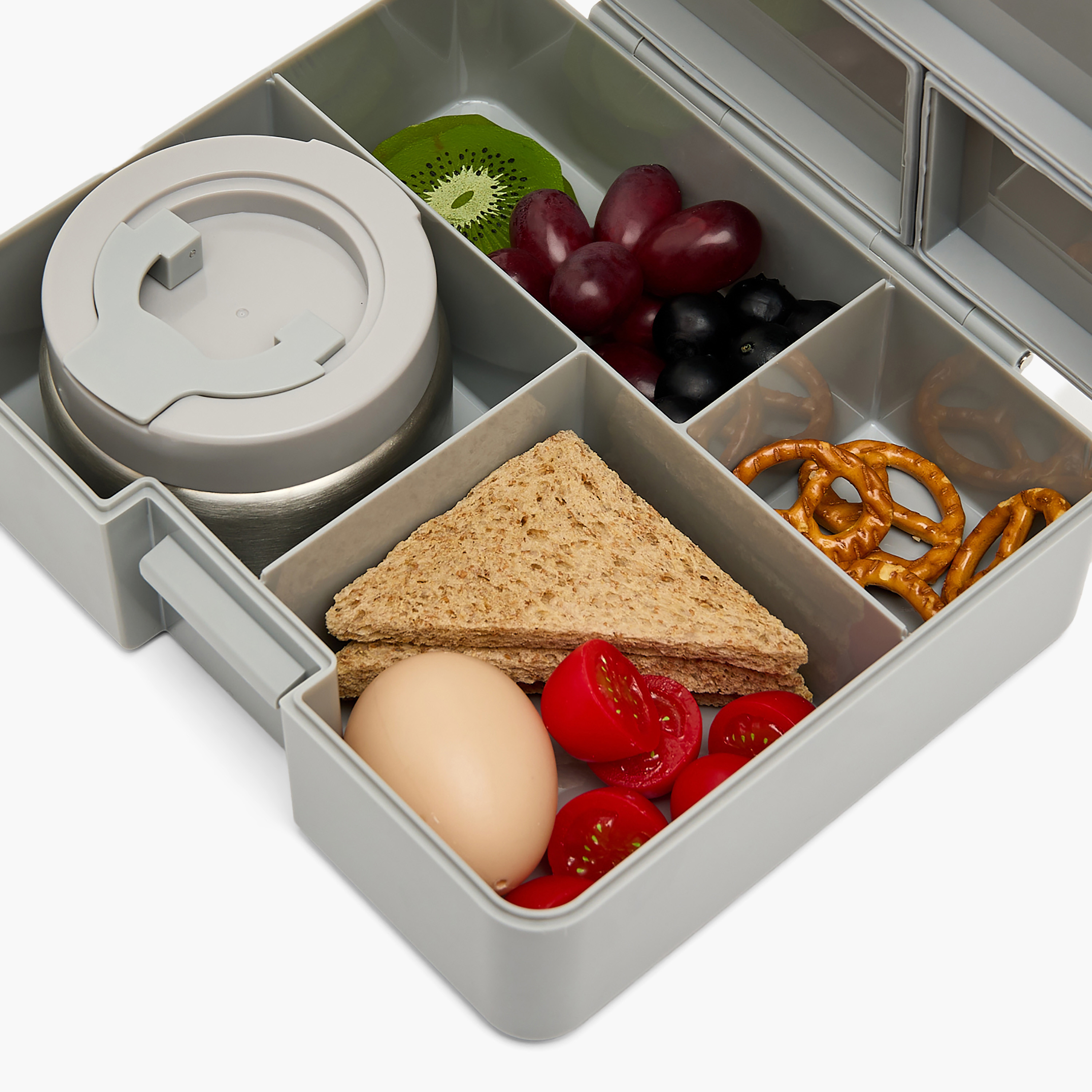 Toursun 4-Compartment Lunch Box for Kids with Food Jar and Cutlery-school-lunchessentials-lunchboxes-image-9