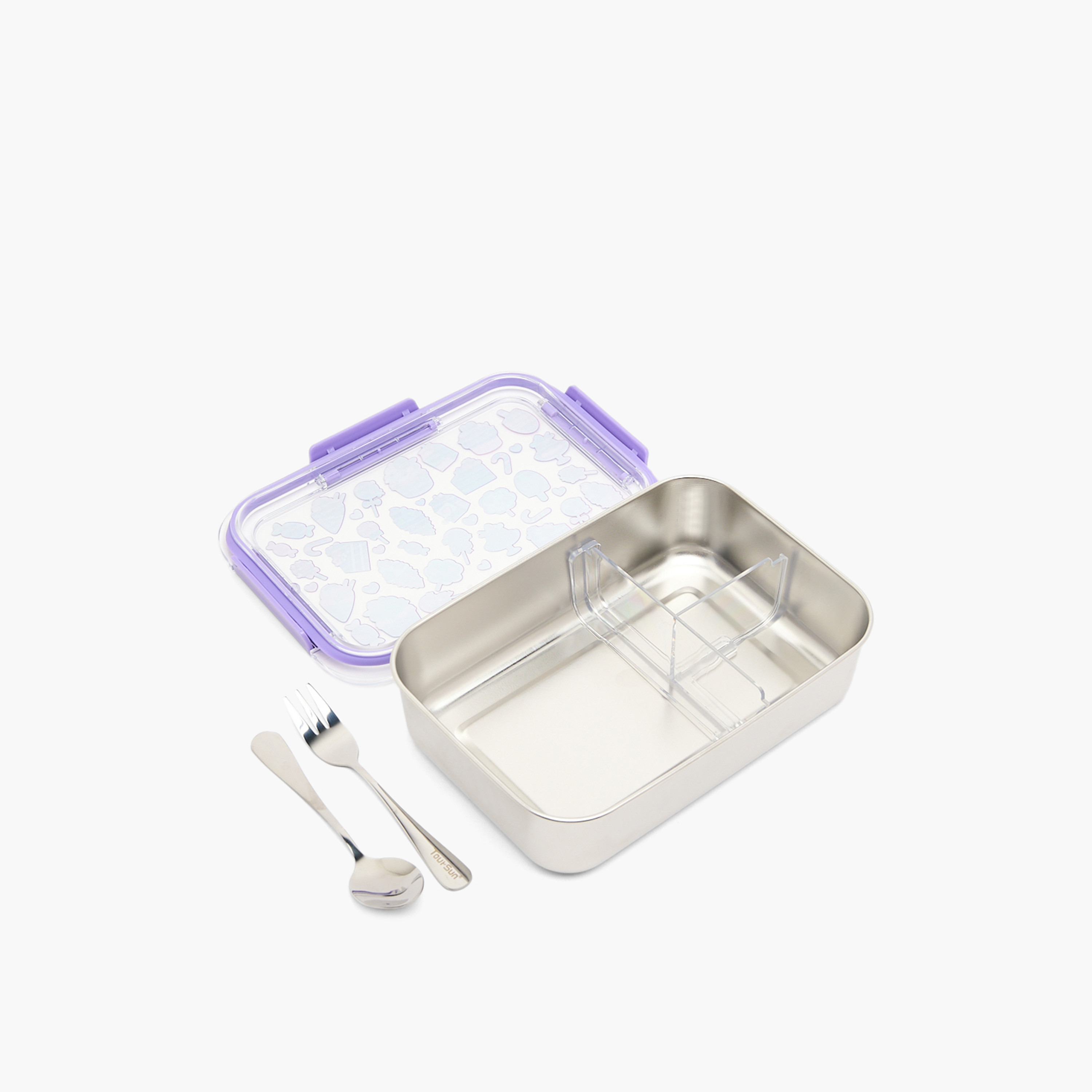 صندوق غداء بأقسام وطبعات آيس كريم للأطفال من تورسون - 1.2 لتر-school-lunchessentials-lunchboxes-image-6