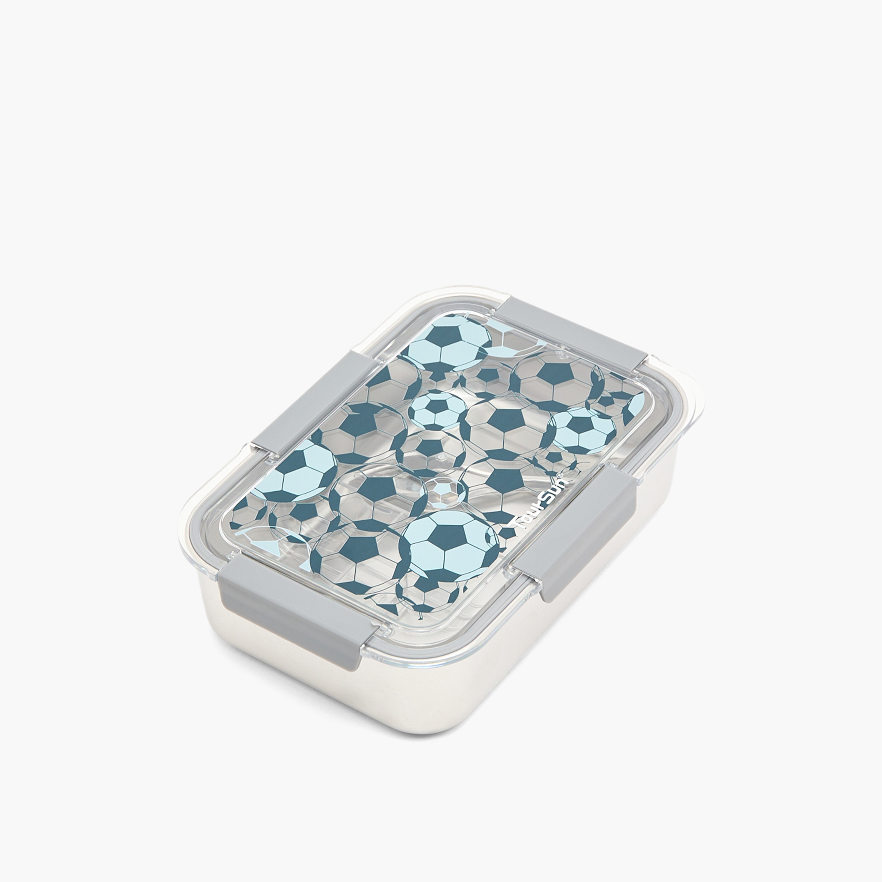 Toursun Football Print Lunch Box for Kids with Compartments - 1.2 L-school-lunchessentials-lunchboxes-image-2