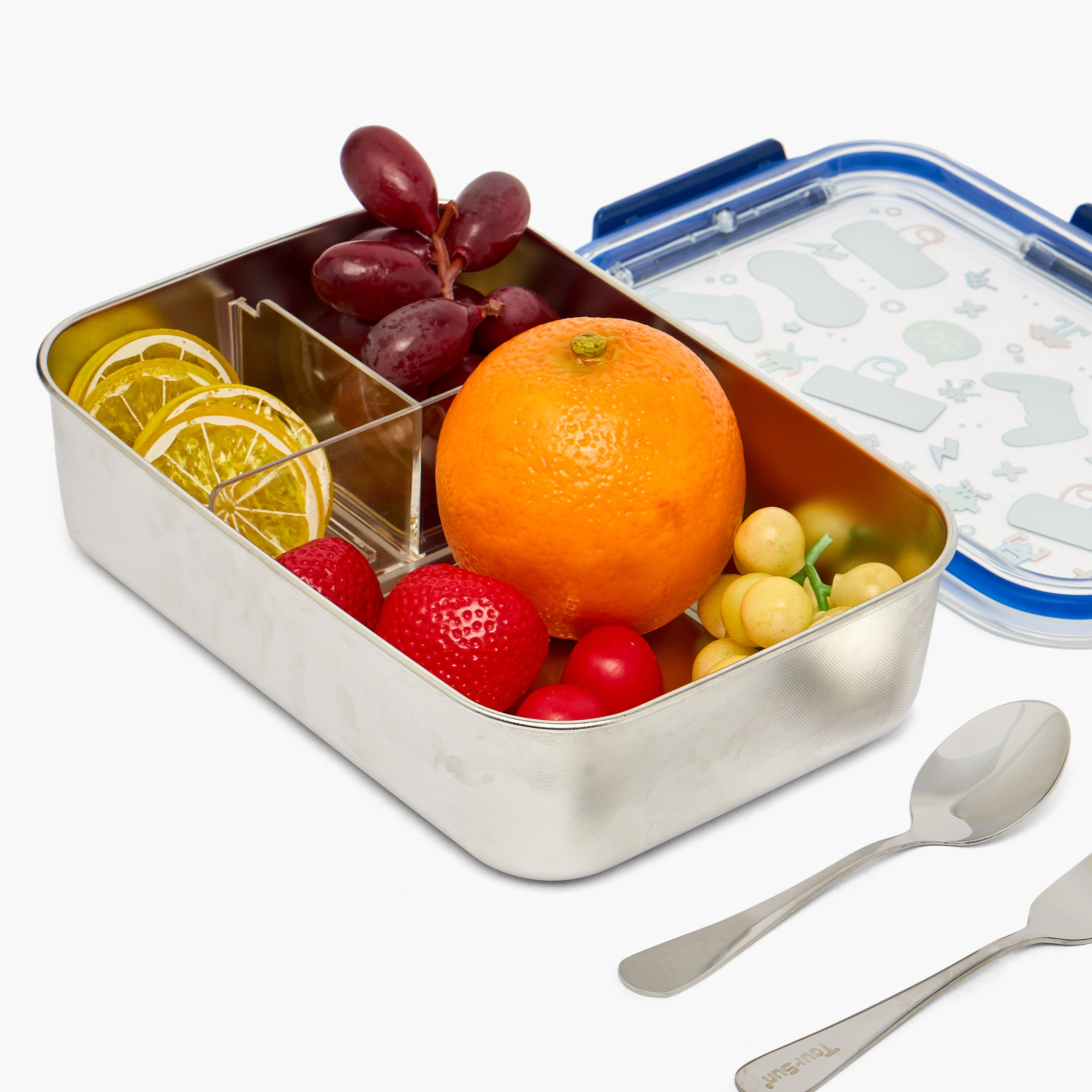 علبة غداء بطبعة جيمر للأطفال مع 3 حجيرات من تورسن-school-lunchessentials-lunchboxes-image-10
