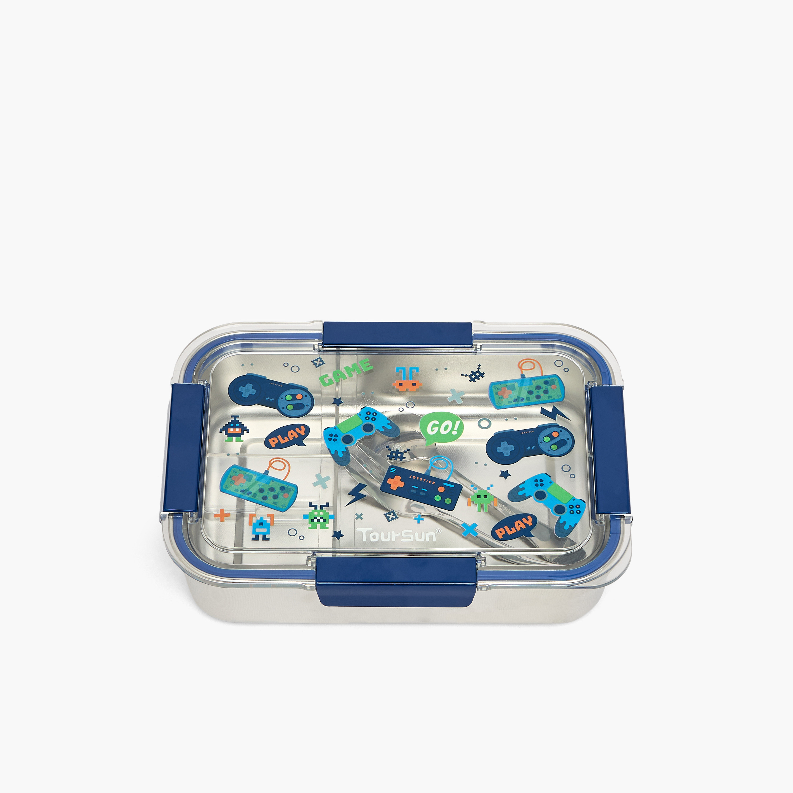 علبة غداء بطبعة جيمر للأطفال مع 3 حجيرات من تورسن-school-lunchessentials-lunchboxes-image-2