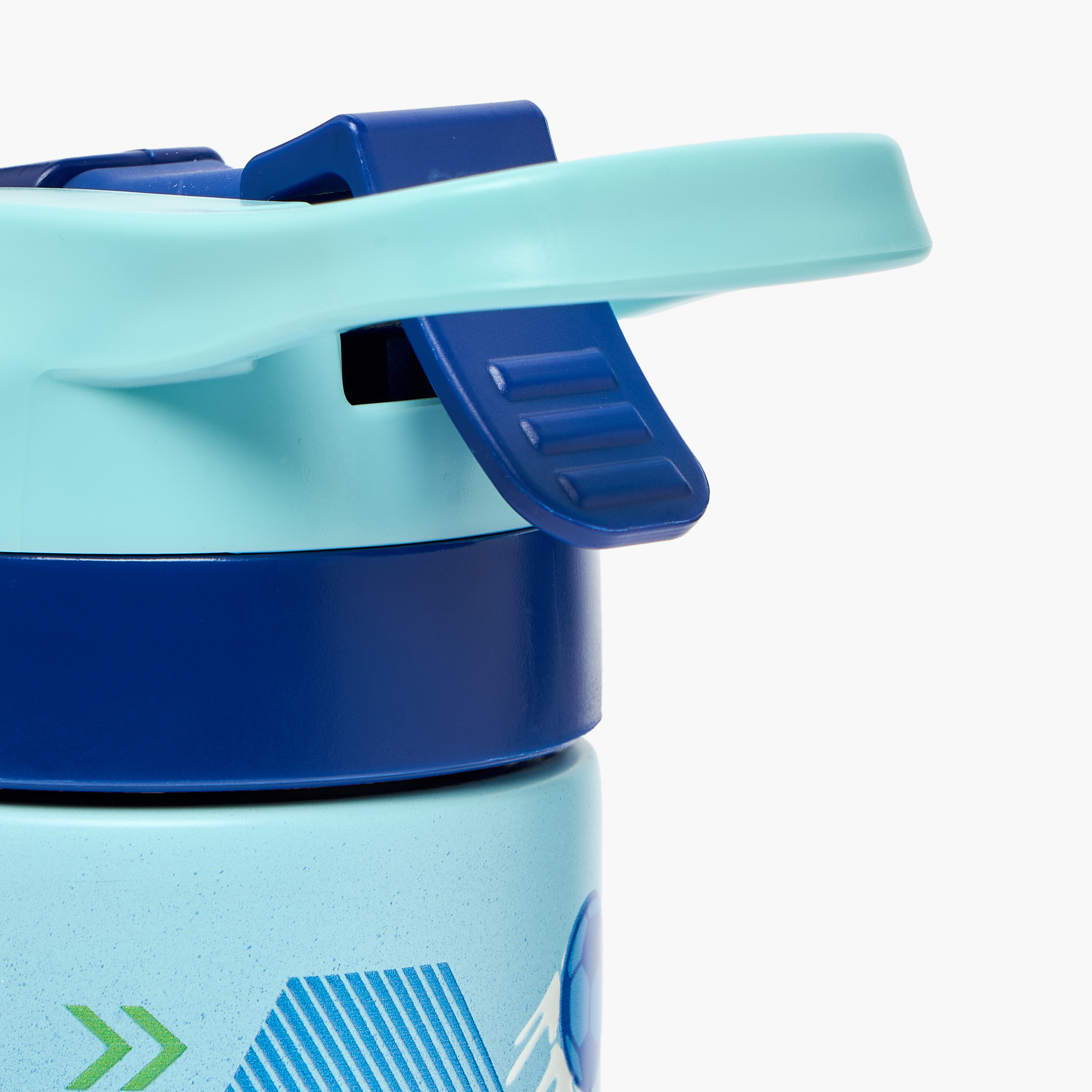 قارورة مياه ستانلس ستيل بطبعات كرة قدم مع فوّهة - 320 مل-school-waterbottles-image-7