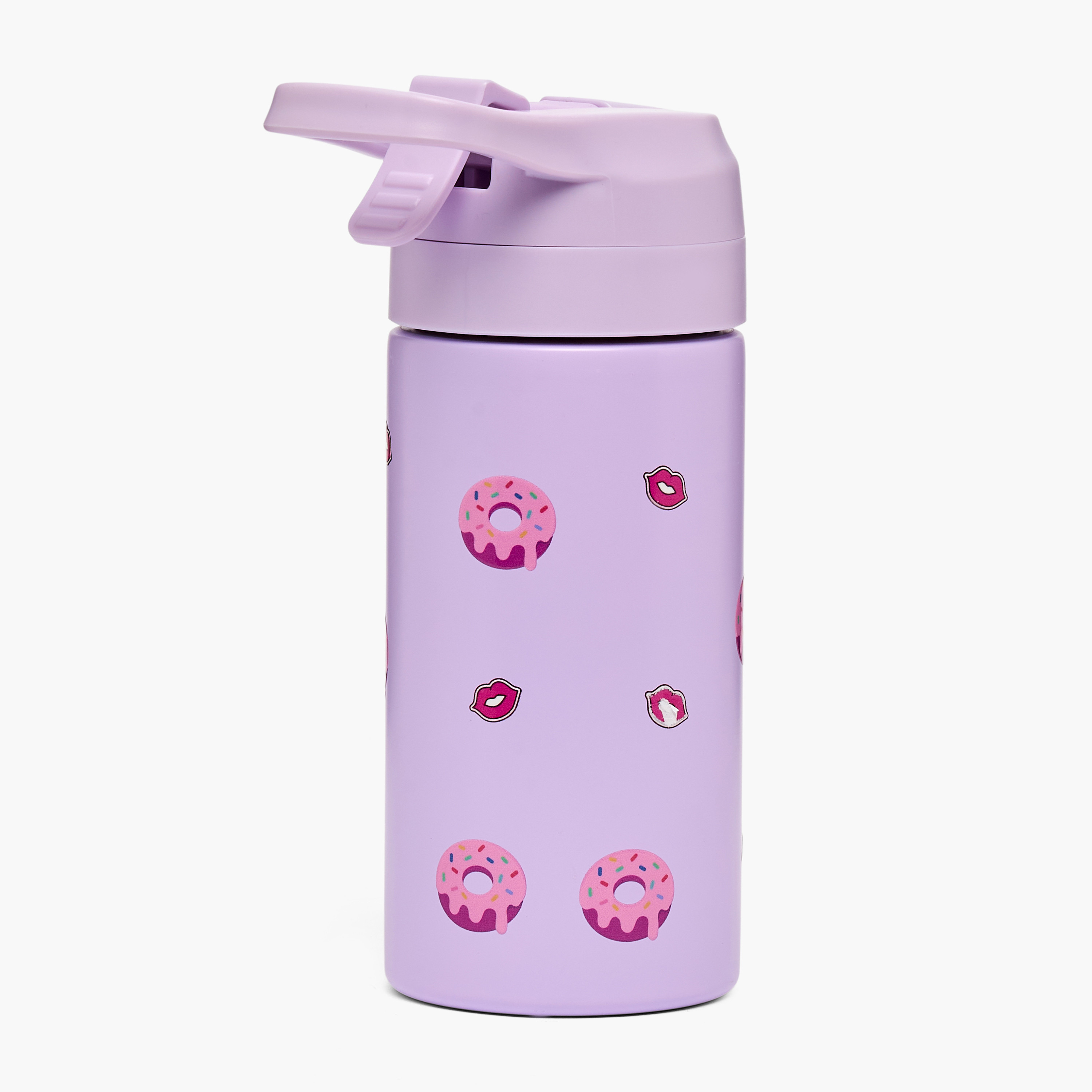 Toursun Printed Water Bottle with Straw - 320 ml-school-waterbottles-image-3