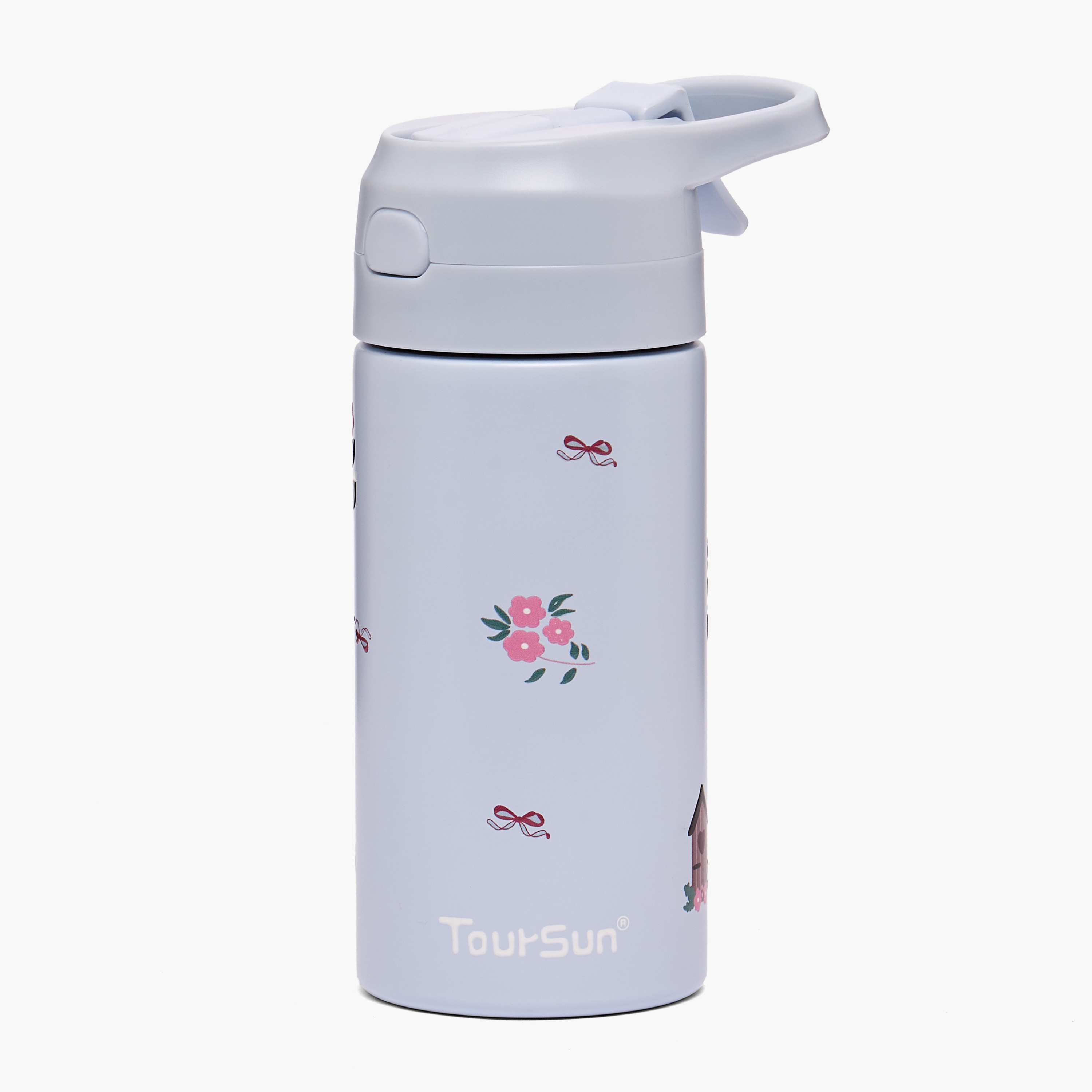 Toursun Printed Water Bottle with Straw - 320 ml-PROMO_LSBTS15_230726-image-1