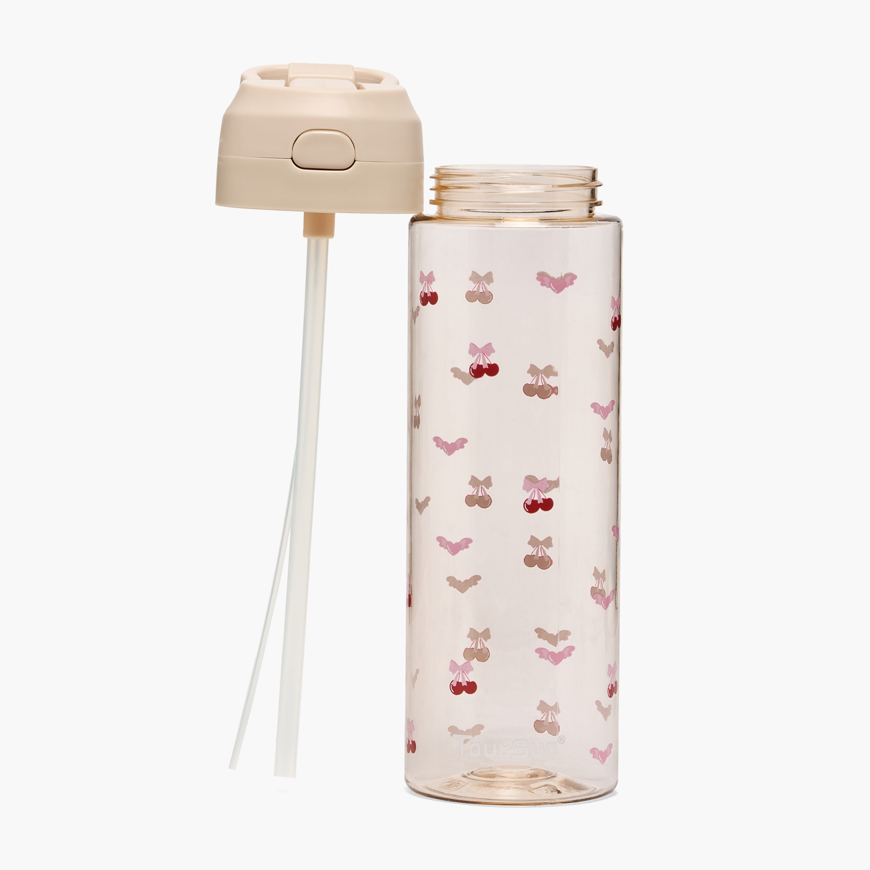 قارورة مياه بطبعات مع فوّهة وبخاخ - 750 مل-school-waterbottles-image-2