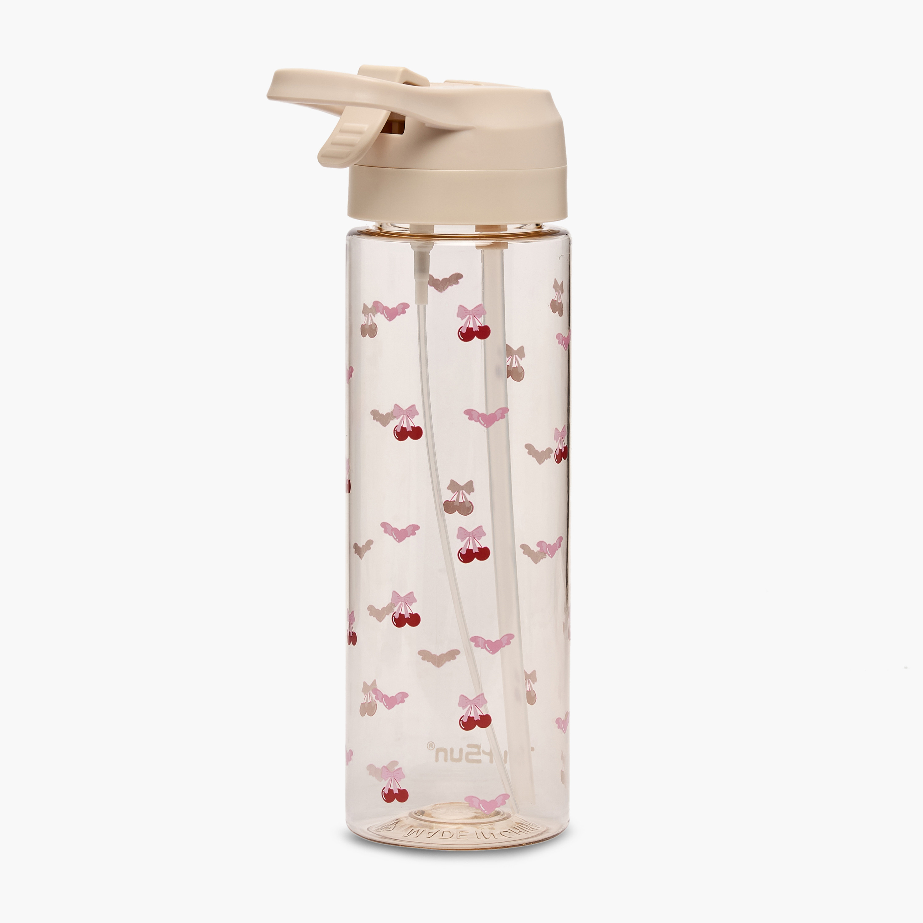قارورة مياه بطبعات مع فوّهة وبخاخ - 750 مل-school-waterbottles-image-3