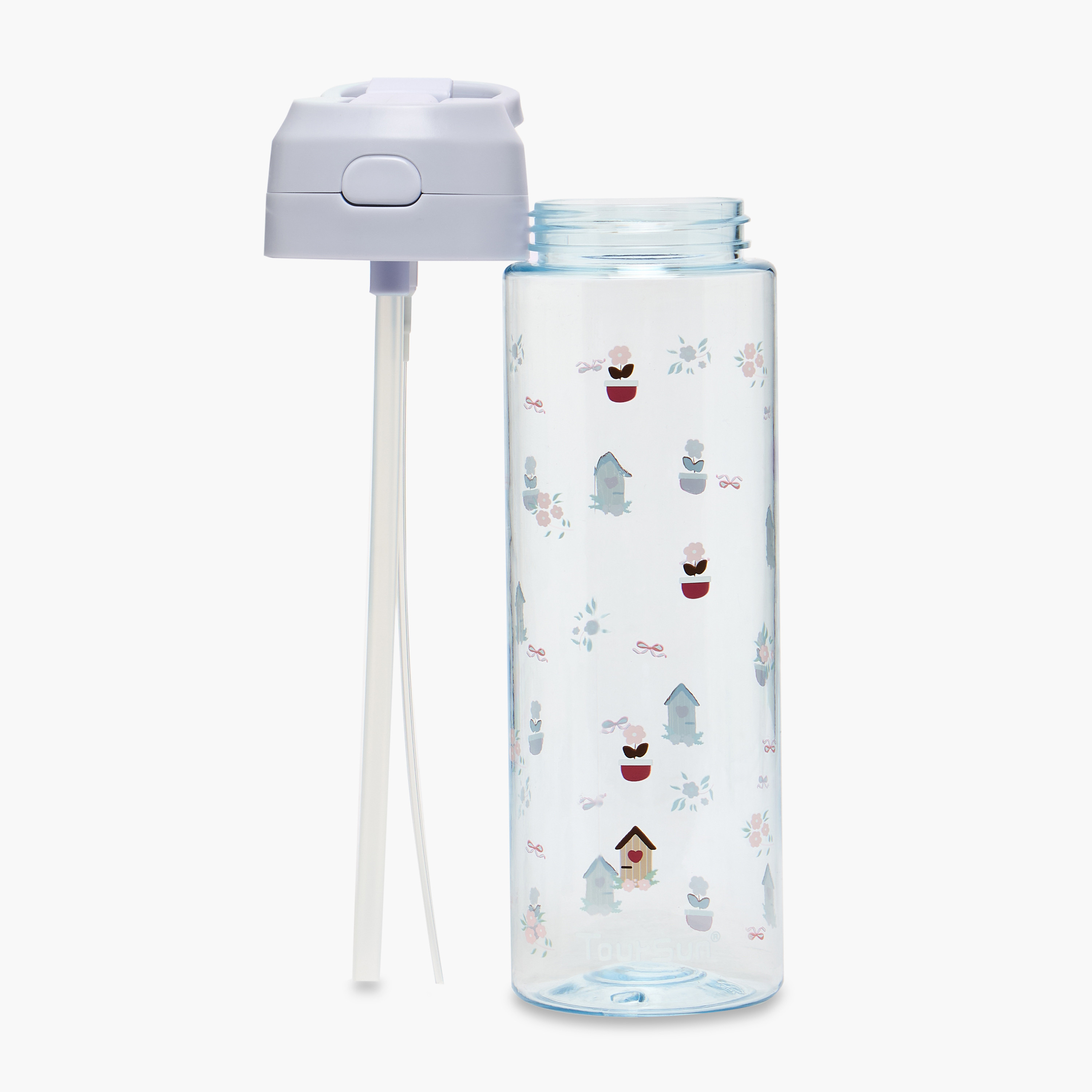 Printed Water Bottle with Spout and Spray - 750 ml-school-waterbottles-image-2