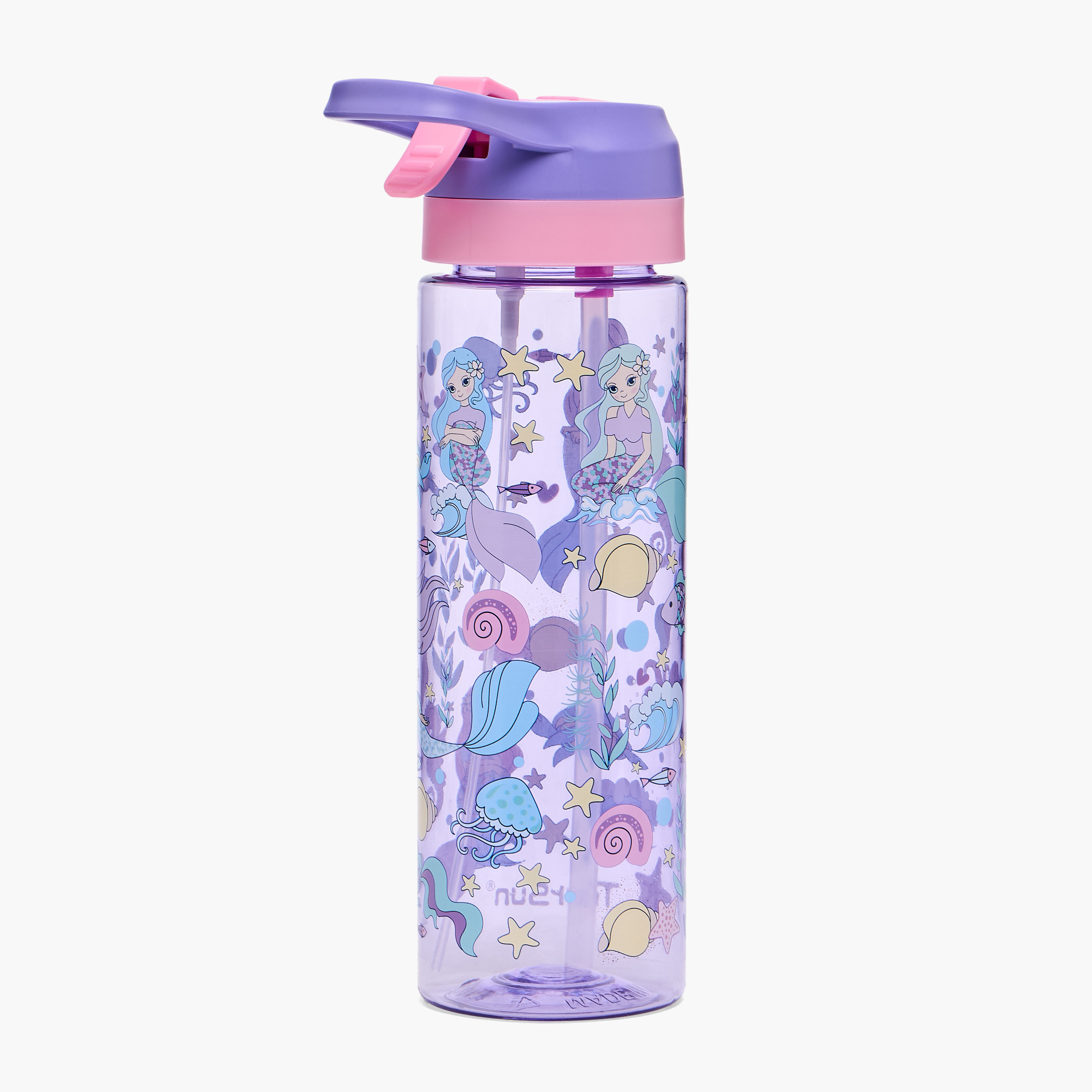 قارورة مياه بطبعات حورية البحر مع فوّهة وبخاخ من تورسون - 750 مل-school-waterbottles-image-3