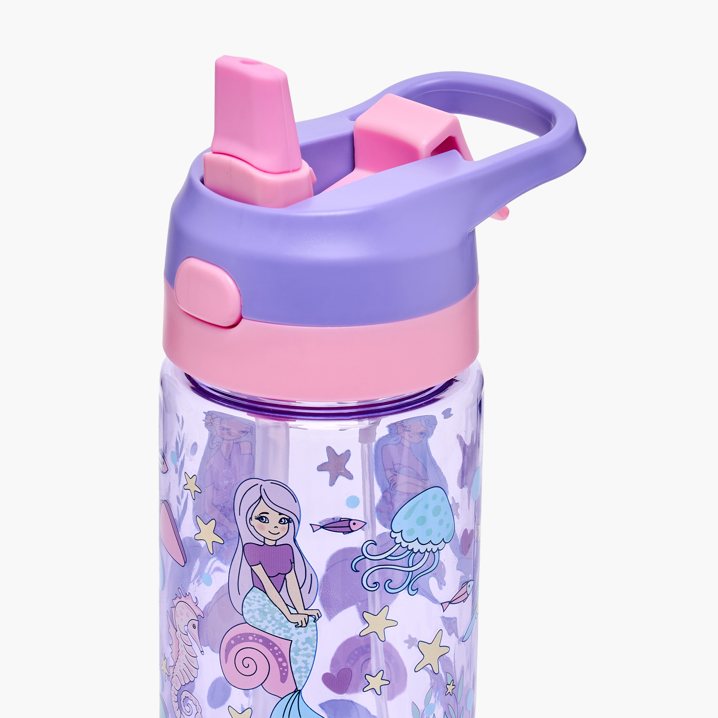 قارورة مياه بطبعات حورية البحر مع فوّهة وبخاخ من تورسون - 750 مل-school-waterbottles-image-6
