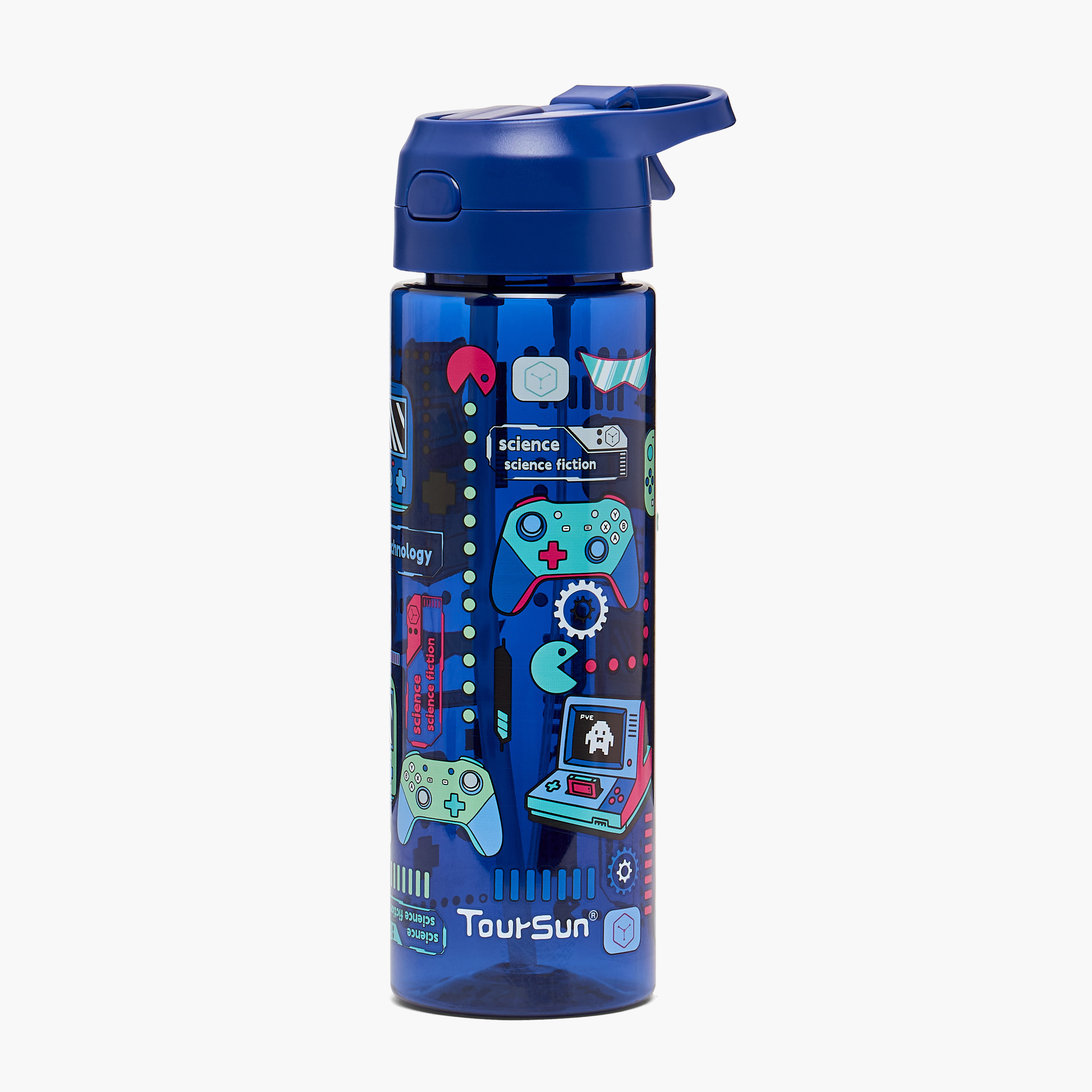 Toursun Gaming Print Water Bottle with Spout and Spray - 750 ml-school-waterbottles-image-1
