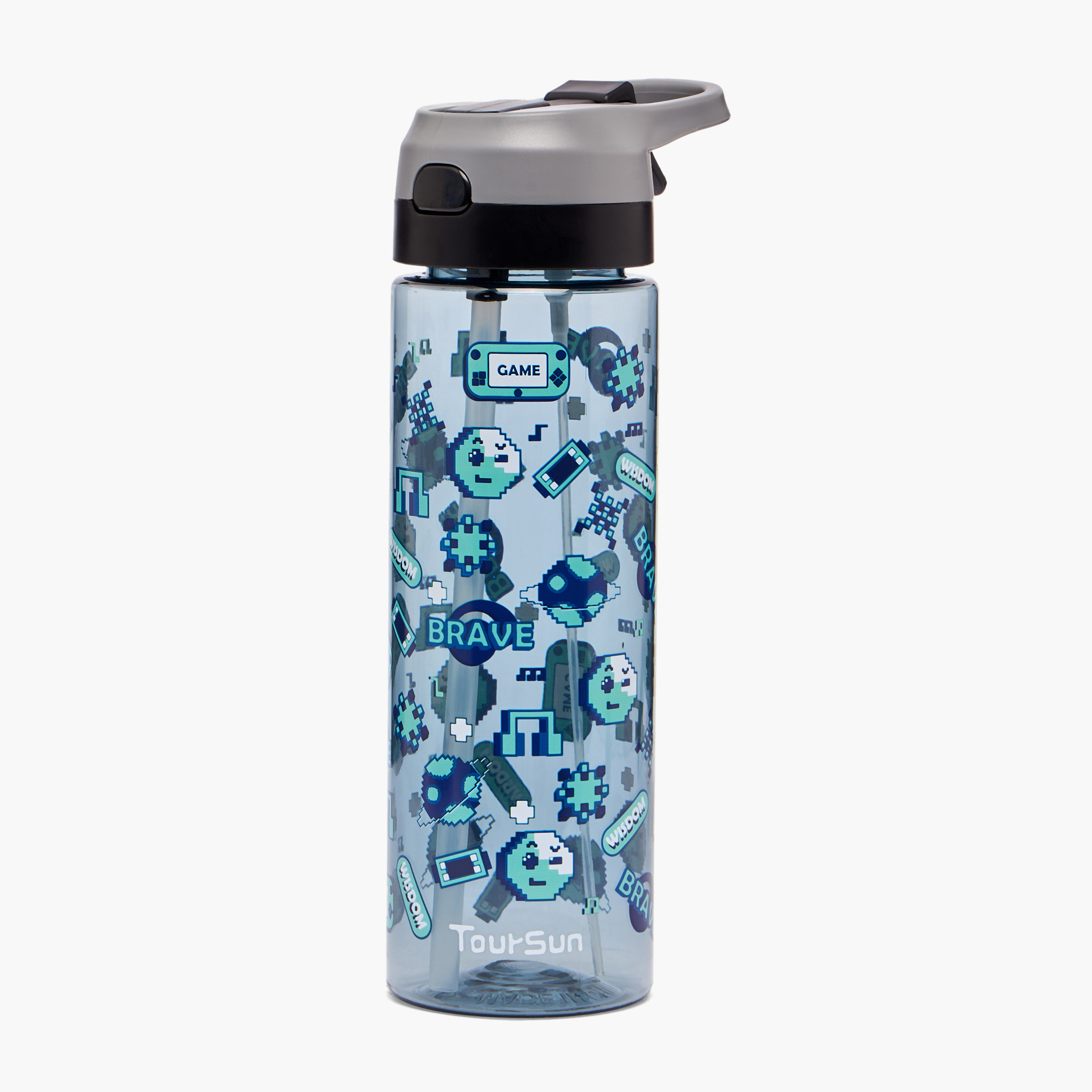 Toursun Gaming Print Water Bottle with Spout and Spray - 750 ml-school-waterbottles-image-1