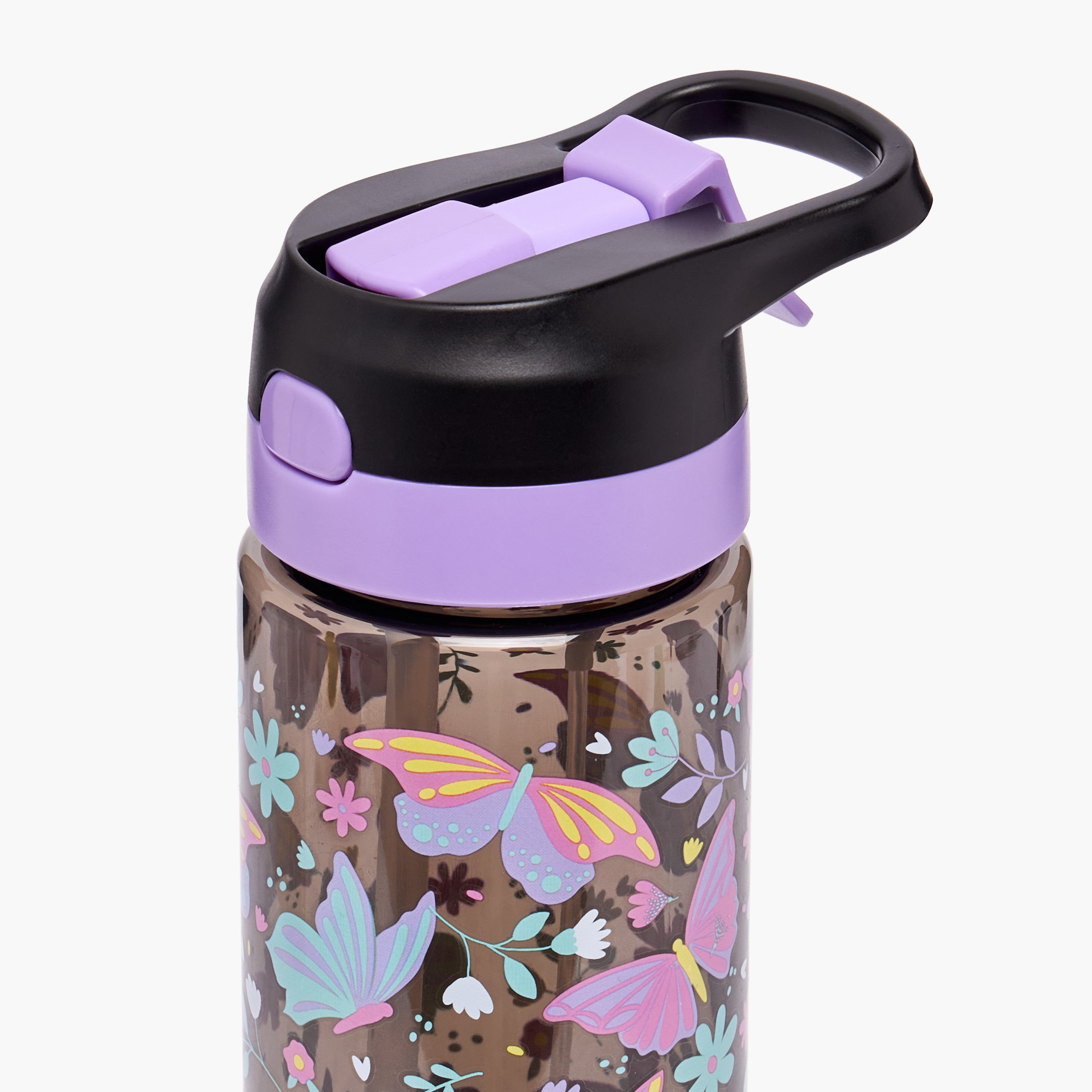 Toursun Butterfly Print Water Bottle with Spout and Spray - 750 ml-school-waterbottles-image-4