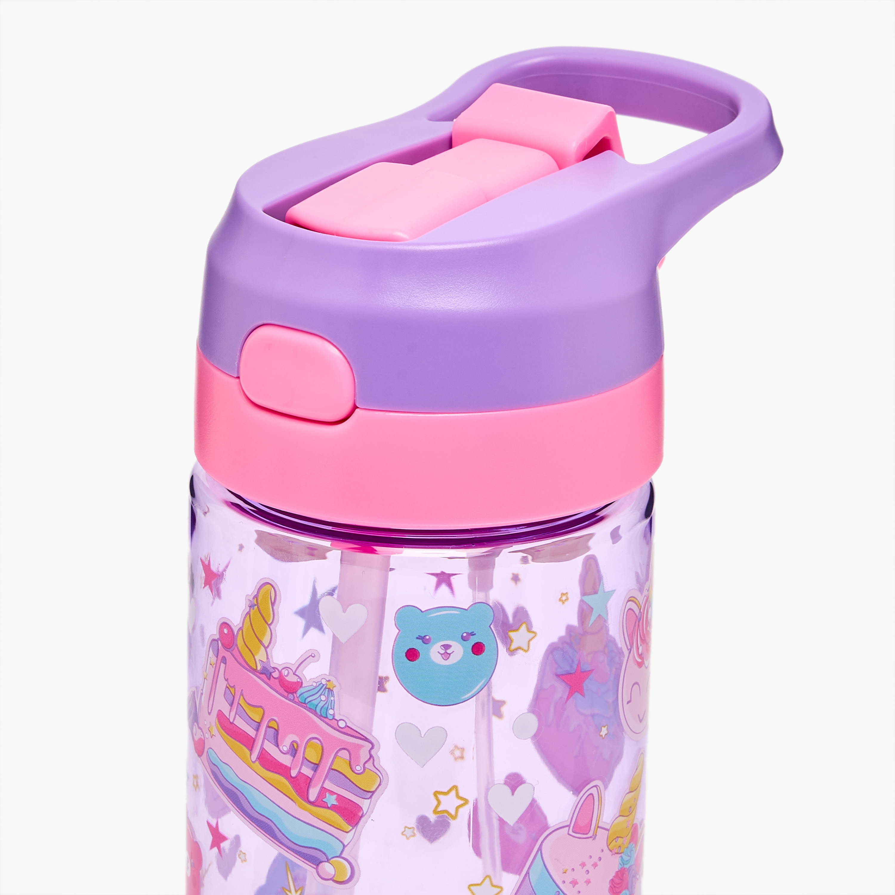 Toursun Printed Water Bottle with Spout and Spray - 500 ml-school-waterbottles-image-4