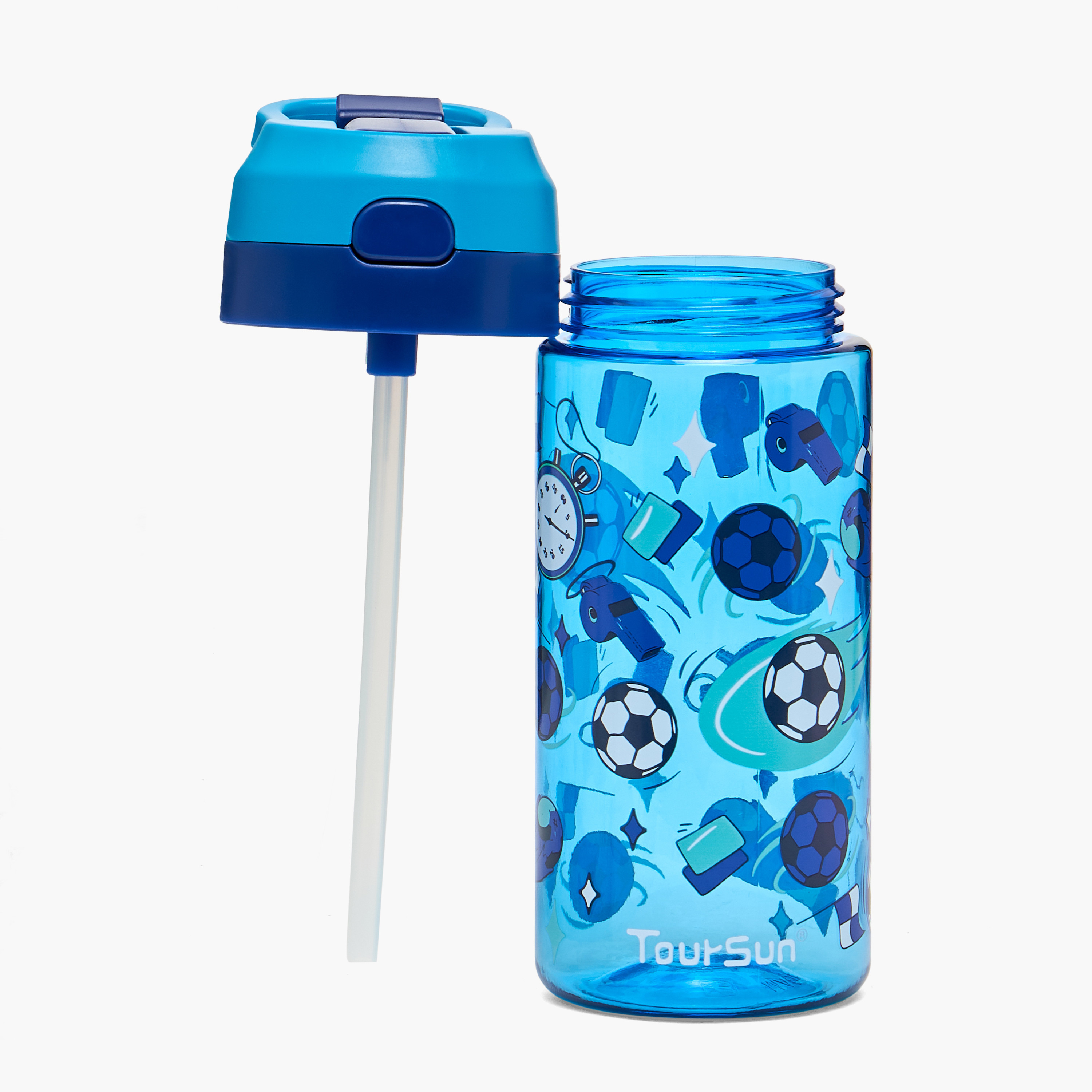 قارورة مياه بطبعات كرة قدم مع فوّهة وبخاخ من تورسون - 500 مل-school-waterbottles-image-2